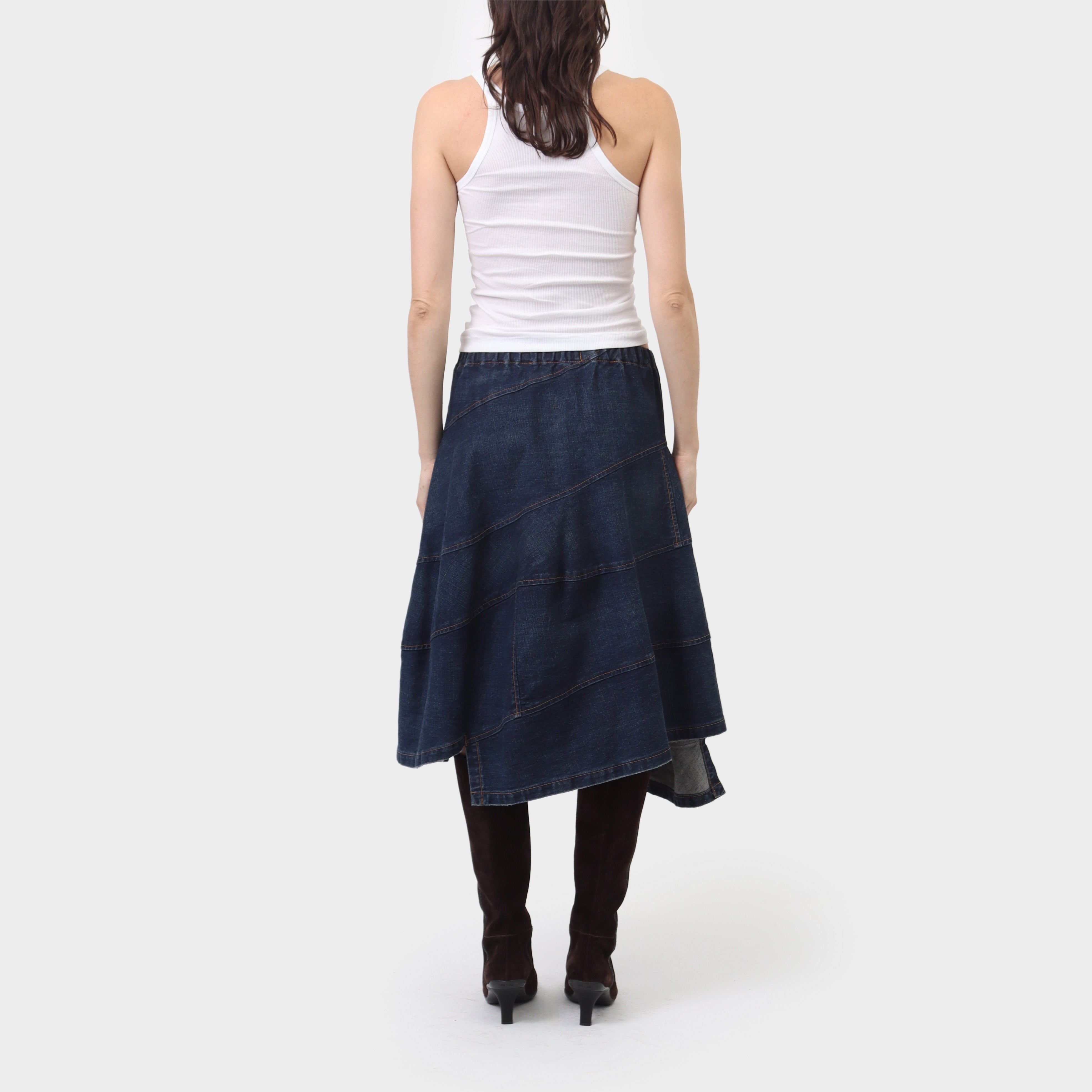 Comme des Garçons Tricot Denim Swirl Skirt – Shop Bruce