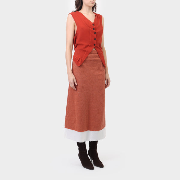 Comme des Garçons Textured Jute Skirt