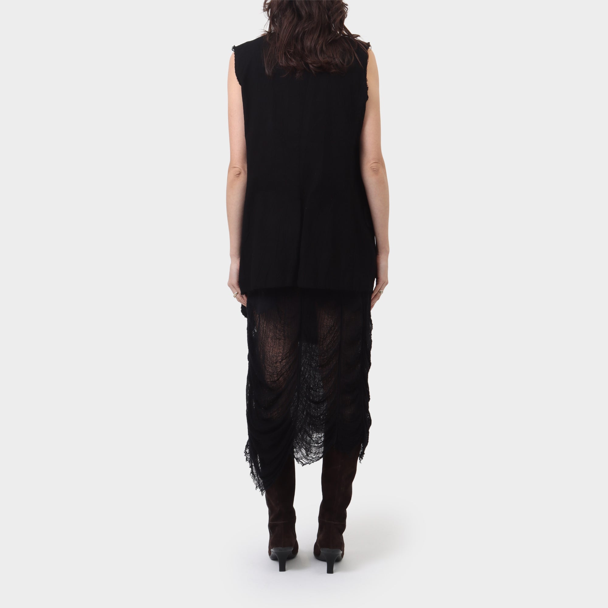 Comme des Garçons Cotton Sleeveless Vest Dress