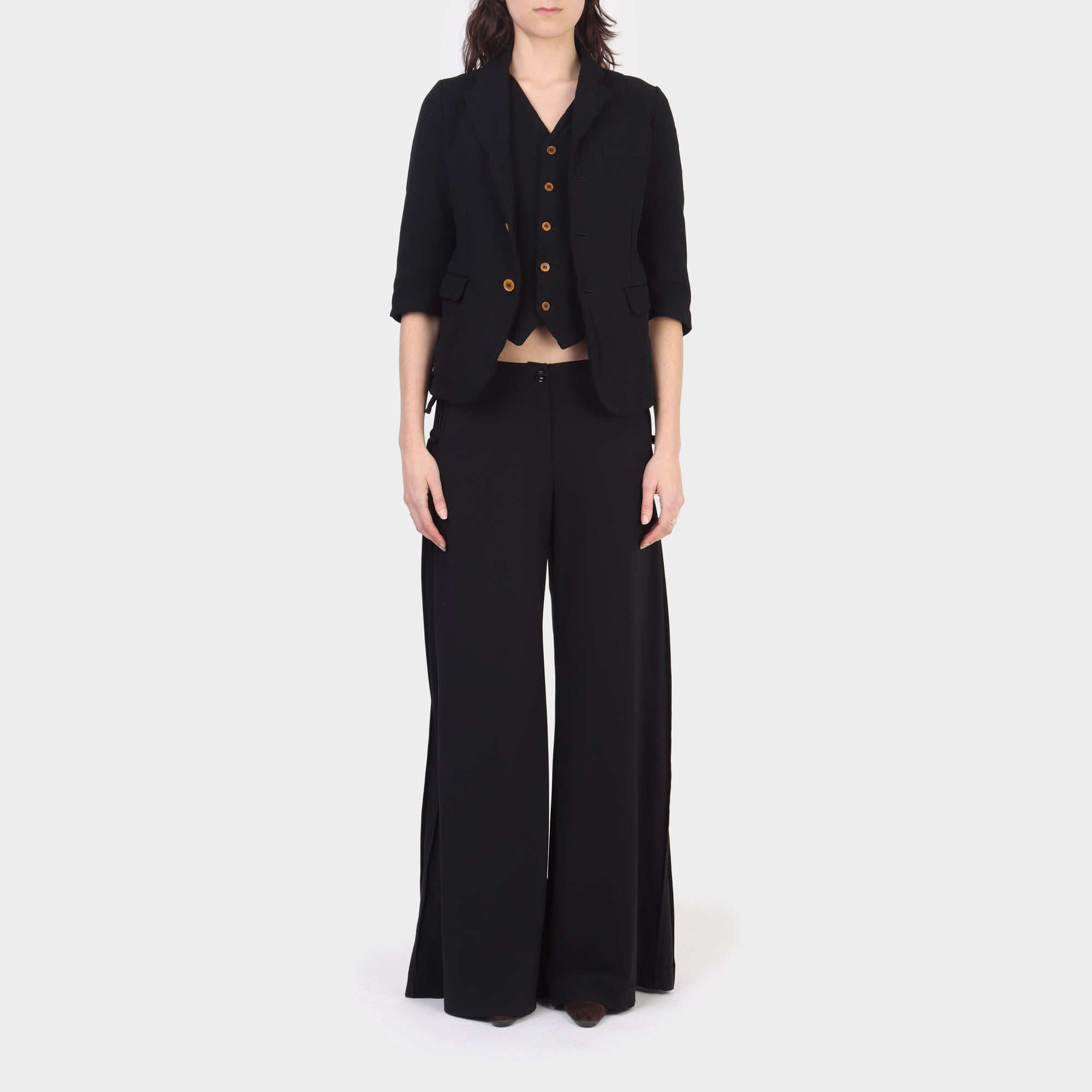 Comme des Garçons 3/4 Sleeve Jacket with Waistcoat