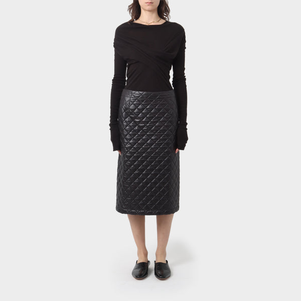 Comme des Garçons Tricot Quilted Polyester Skirt