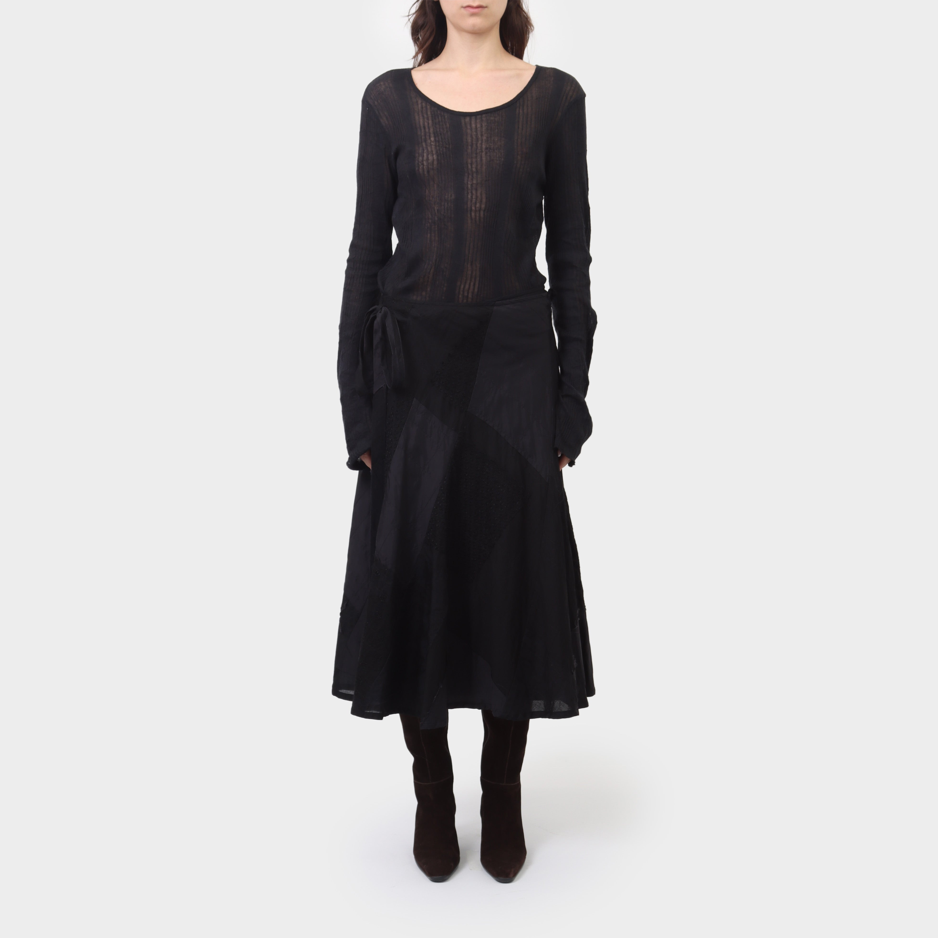 Comme des Garcons Tricot Reconstructed Wrap Skirt – Shop Bruce
