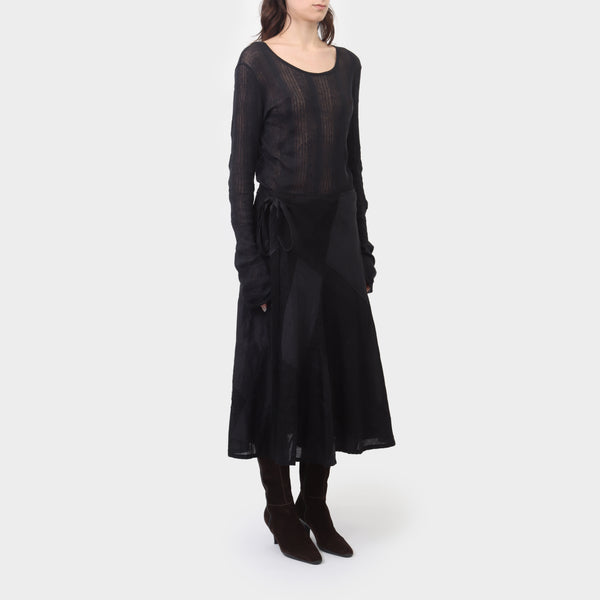 Comme des Garcons Tricot Reconstructed Wrap Skirt