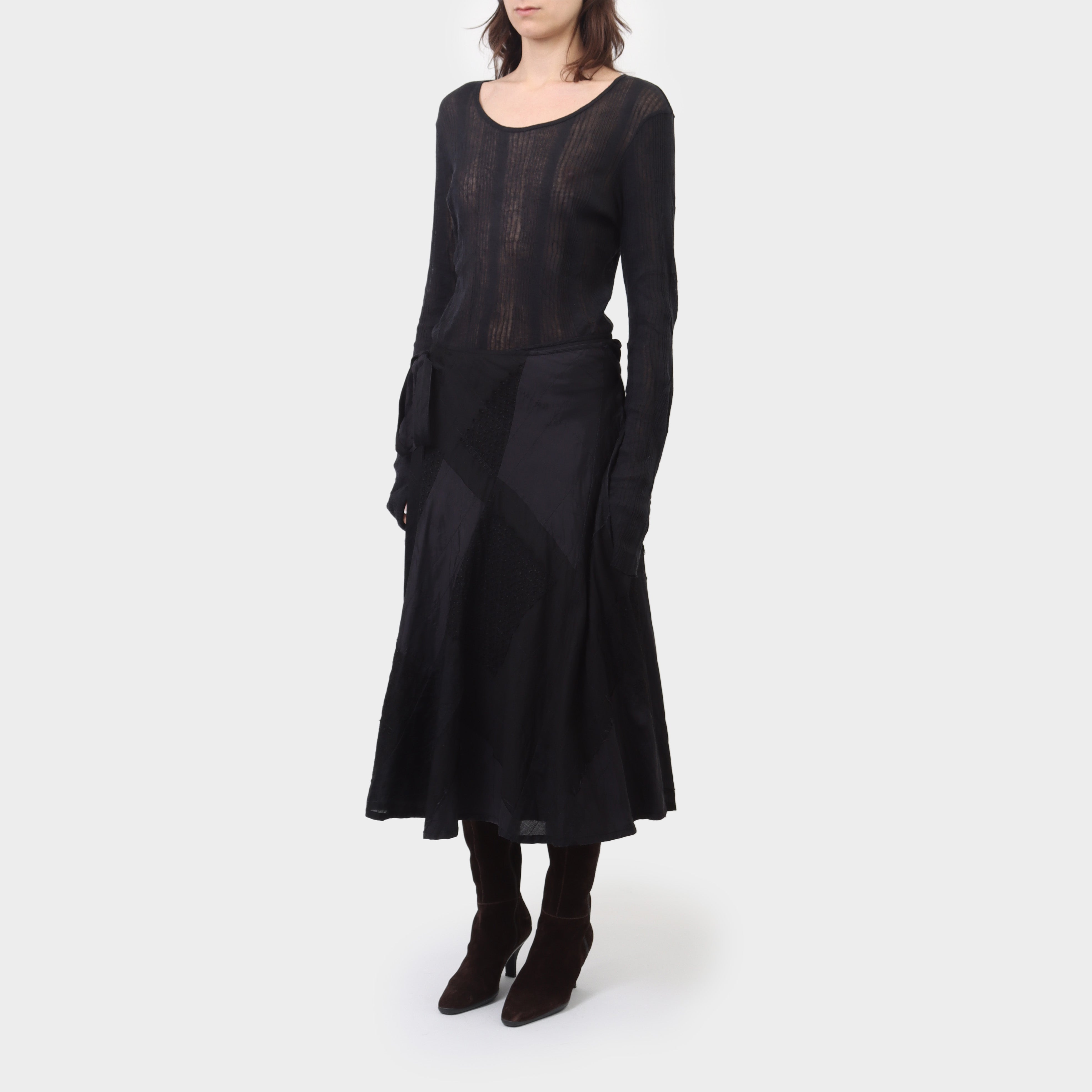 Comme des Garcons Tricot Reconstructed Wrap Skirt – Shop Bruce