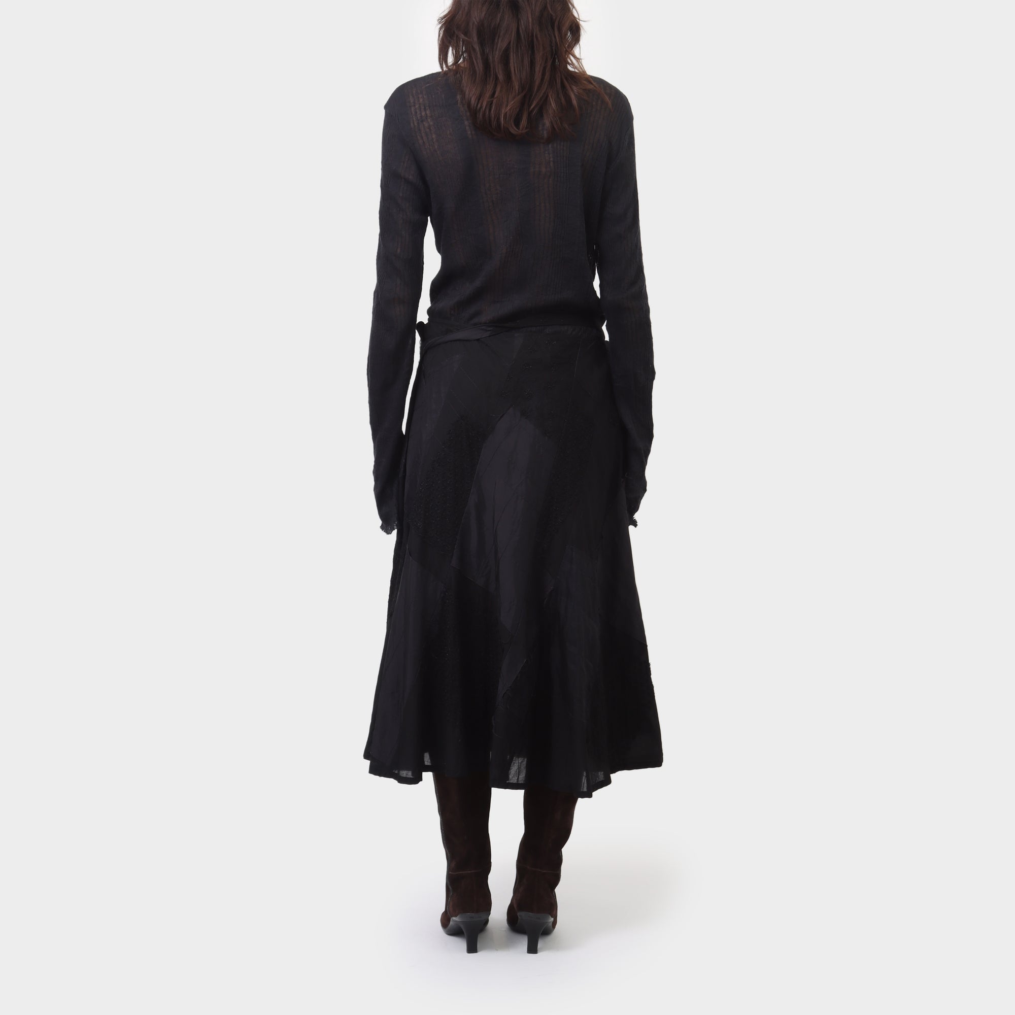 Comme des Garcons Tricot Reconstructed Wrap Skirt