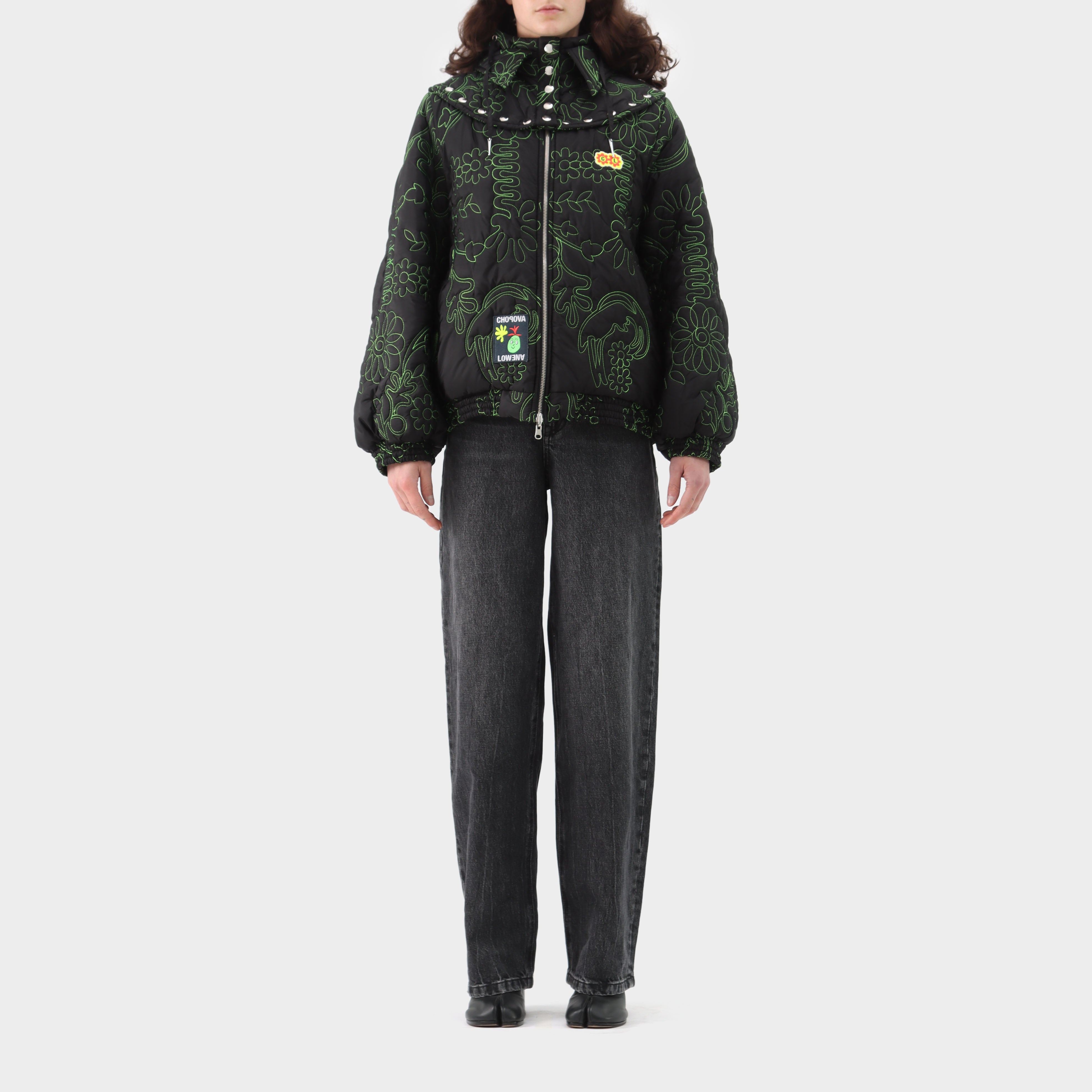 Chopova Lowena Embossed Puffer Reversible Jacket – Shop Bruce