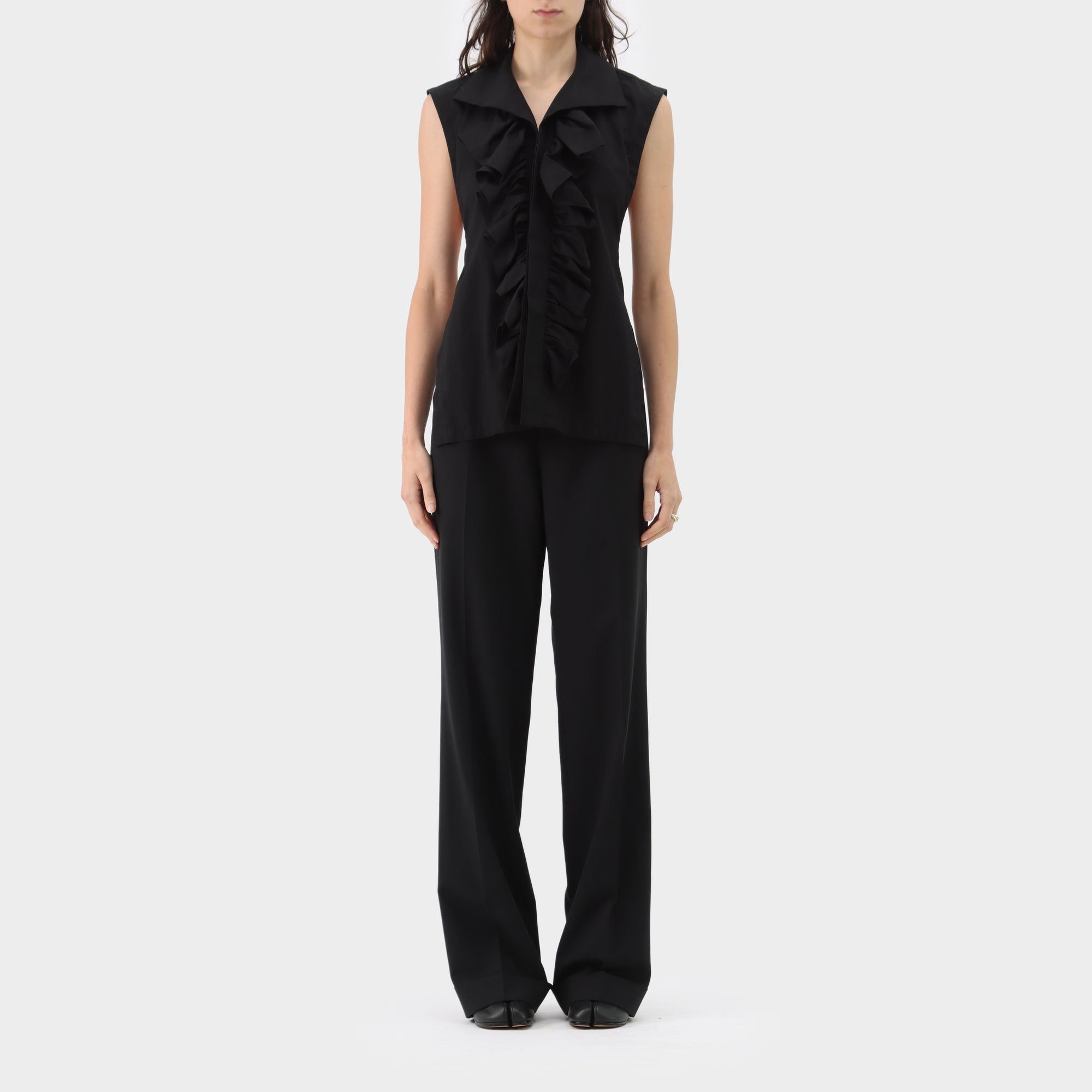 Comme des Garçons Ruffle Backless Shirt