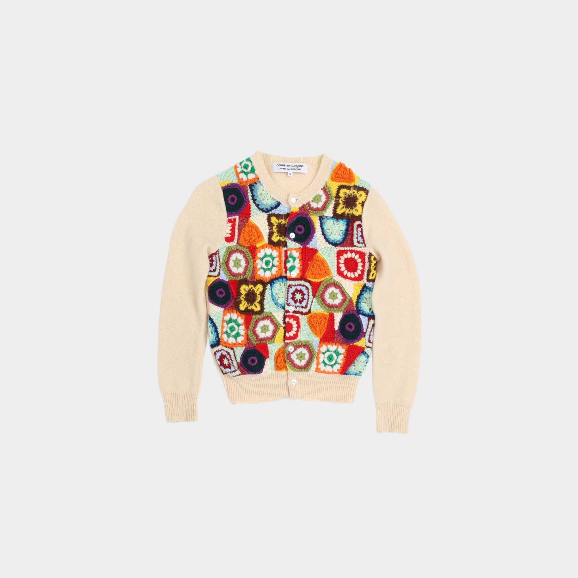 Comme des Garçons Comme des Garçons crochet cardigan