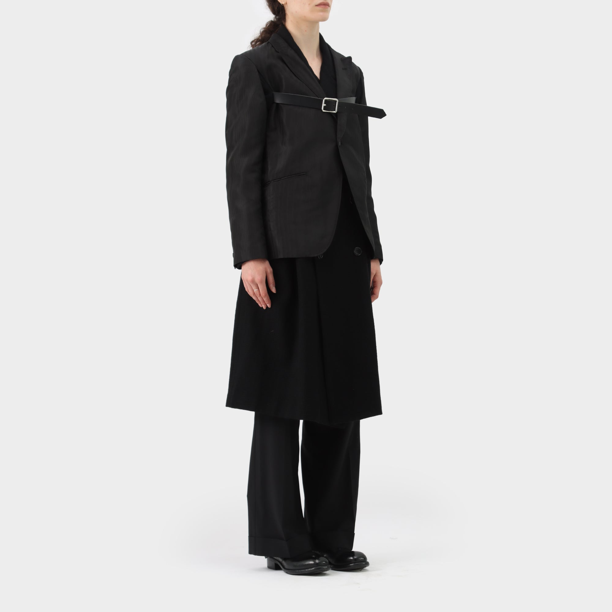 Comme des Garçons Belted Double Layer Trench Coat