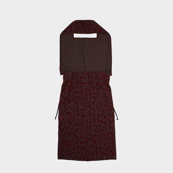 COMME des GARÇONS AW1996 flocked wool halter dress