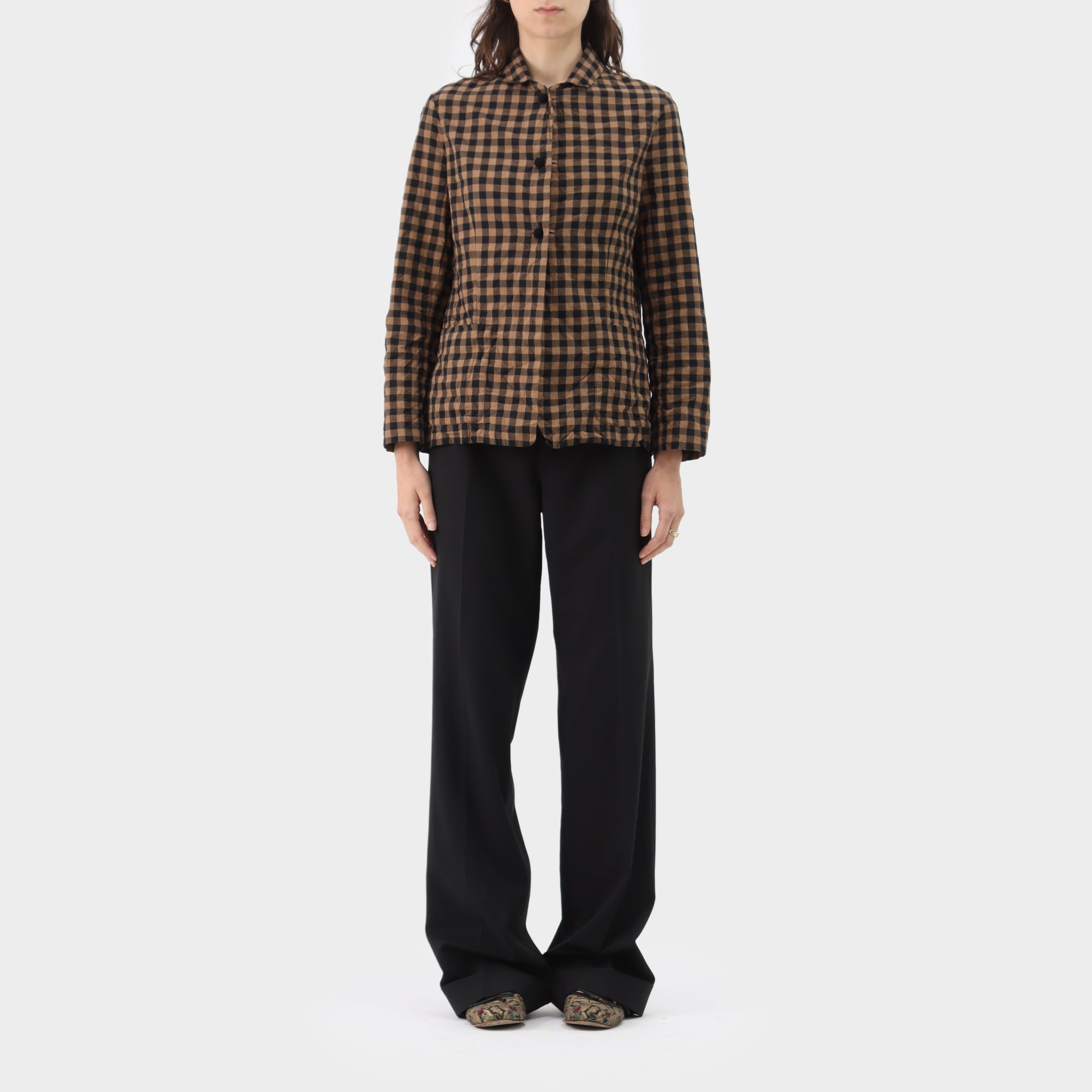 Daniela Gregis Check Cotton Jacket