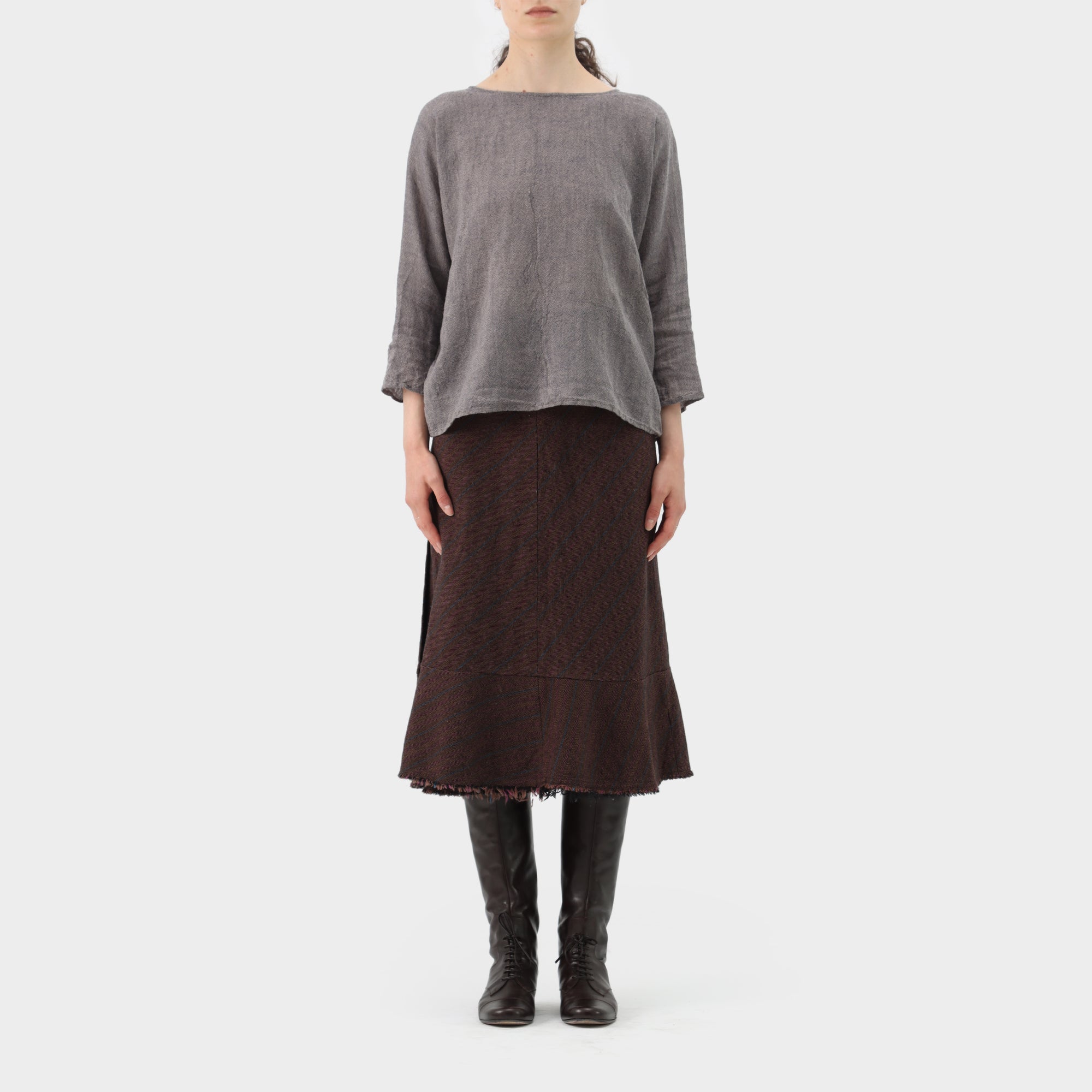 Daniela Gregis Shirt Collo Tondo Stretta Lavata