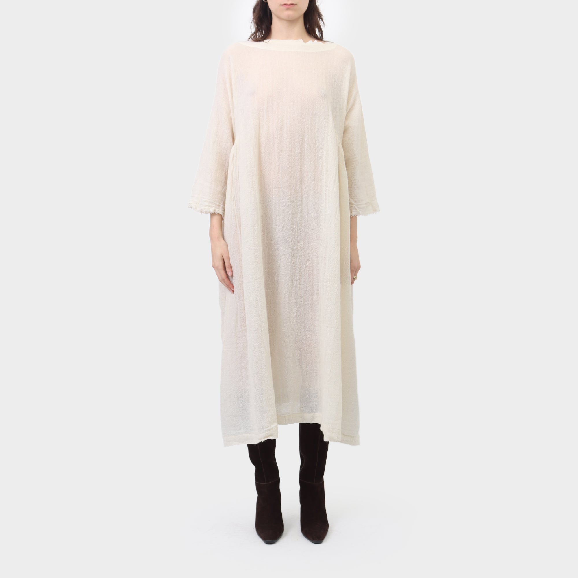 Daniela Gregis Light Weight Wool Gauze Dress