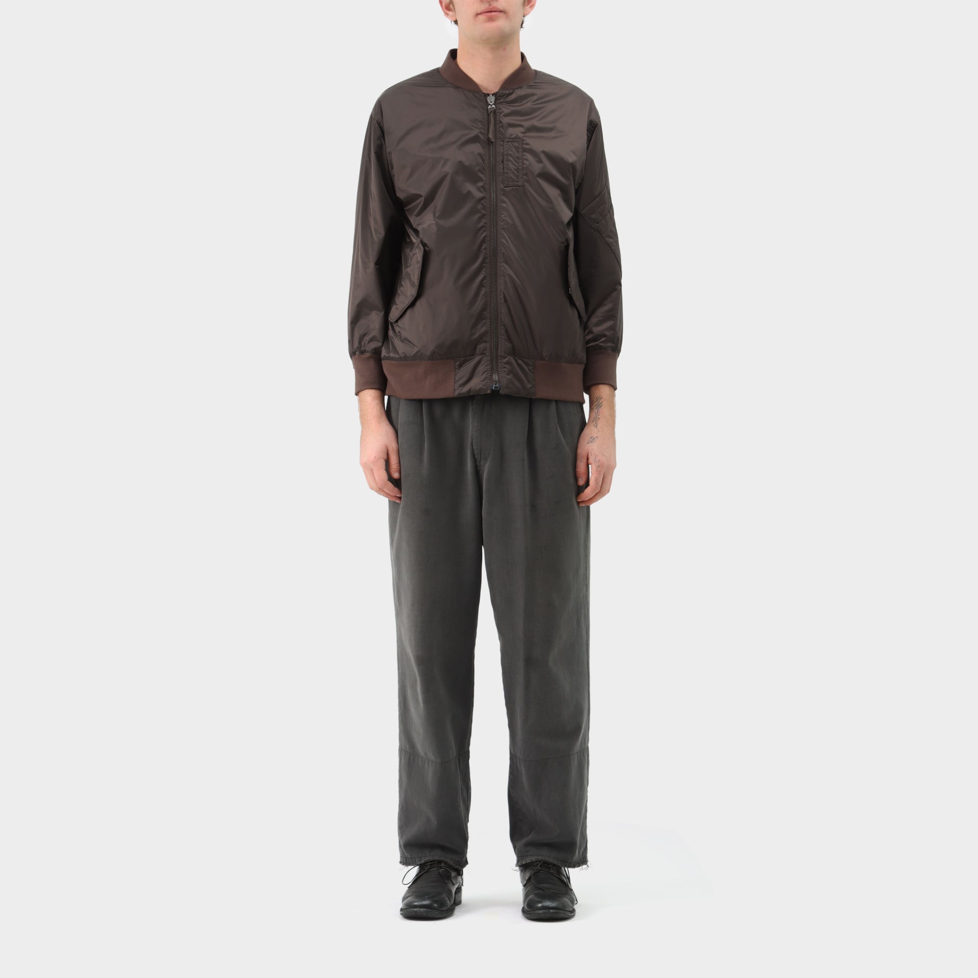 Helmut Lang Reversible Nylon Bomber Jacket