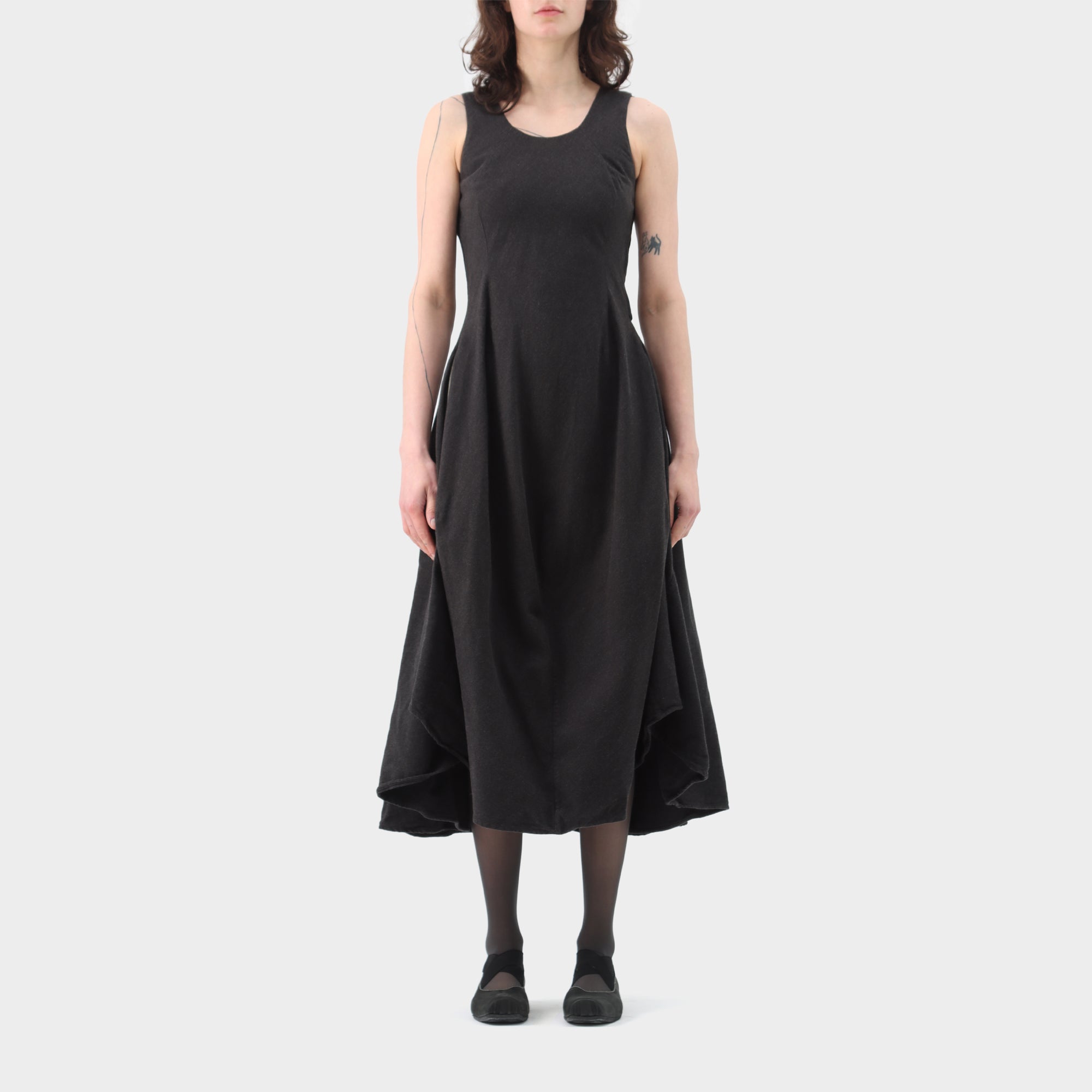 ESS Laboratory Cotton Fitted Flare Dress
