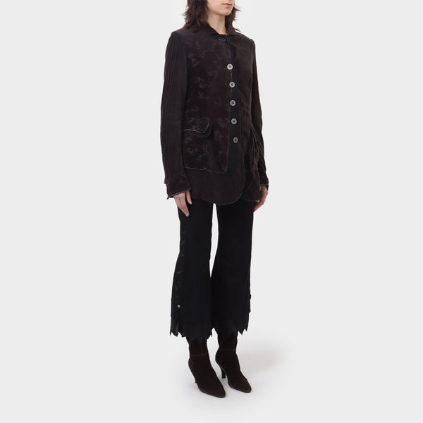 Marithe+Francois Girbaud Velvet Vine Print Jacket