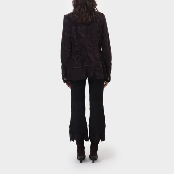 Marithe+Francois Girbaud Velvet Vine Print Jacket