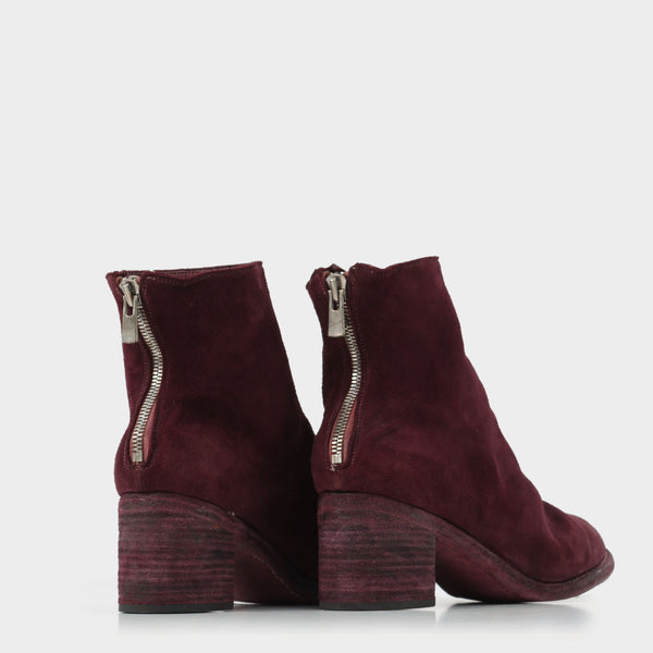 Guidi Suede Back zip Boots