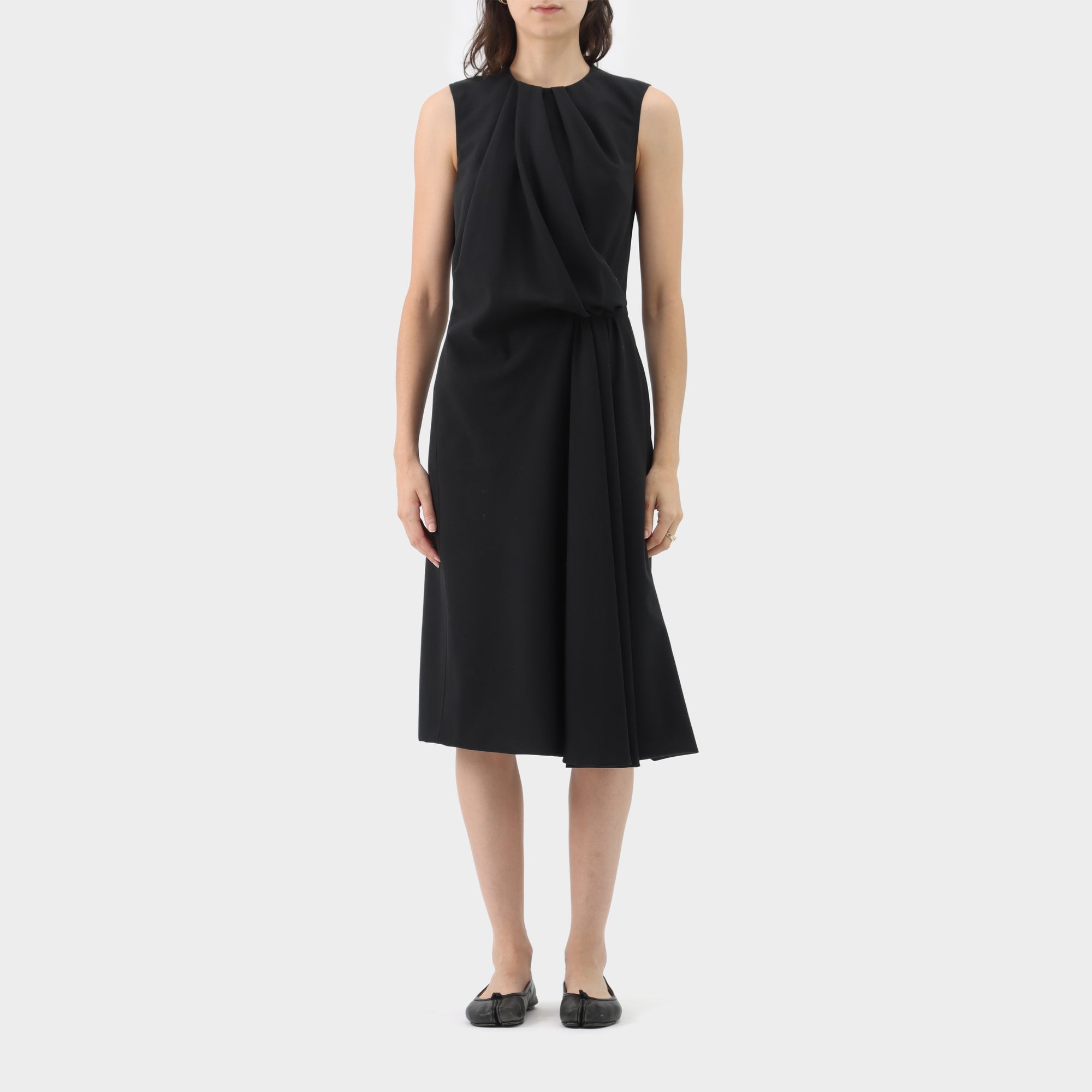 Hermes Gathered Dress