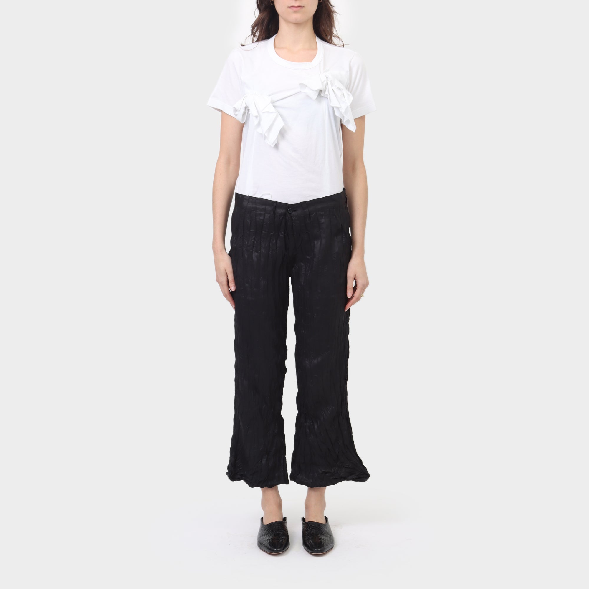 Issey Miyake Fete Crushed Pleat Pants