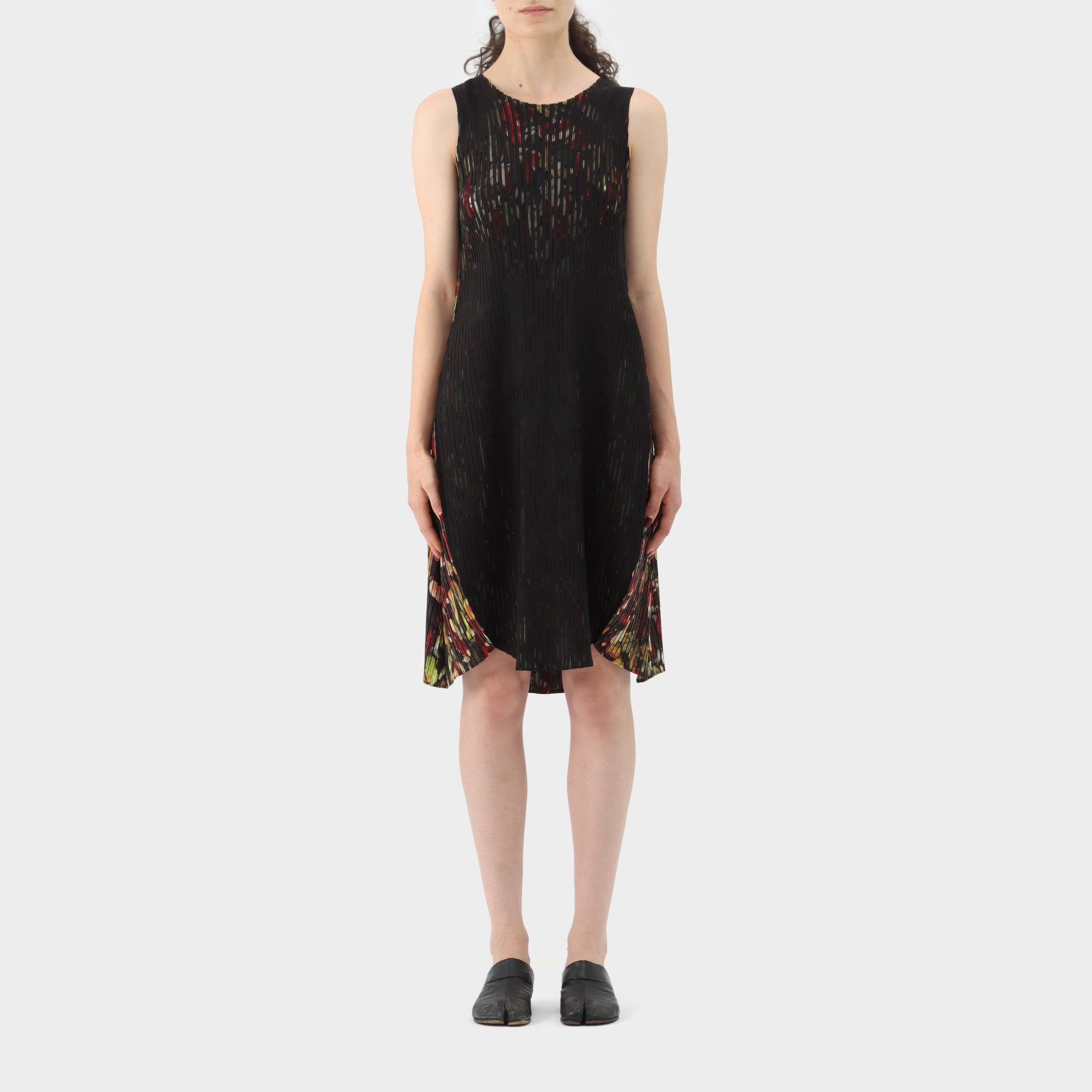 Issey Miyake Hidden Print Pleated Dress
