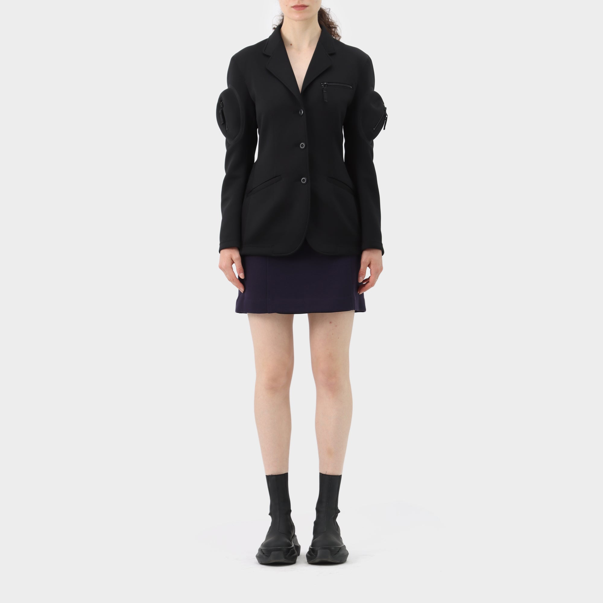 Issey Miyake Polyester Padded Pocket Jacket