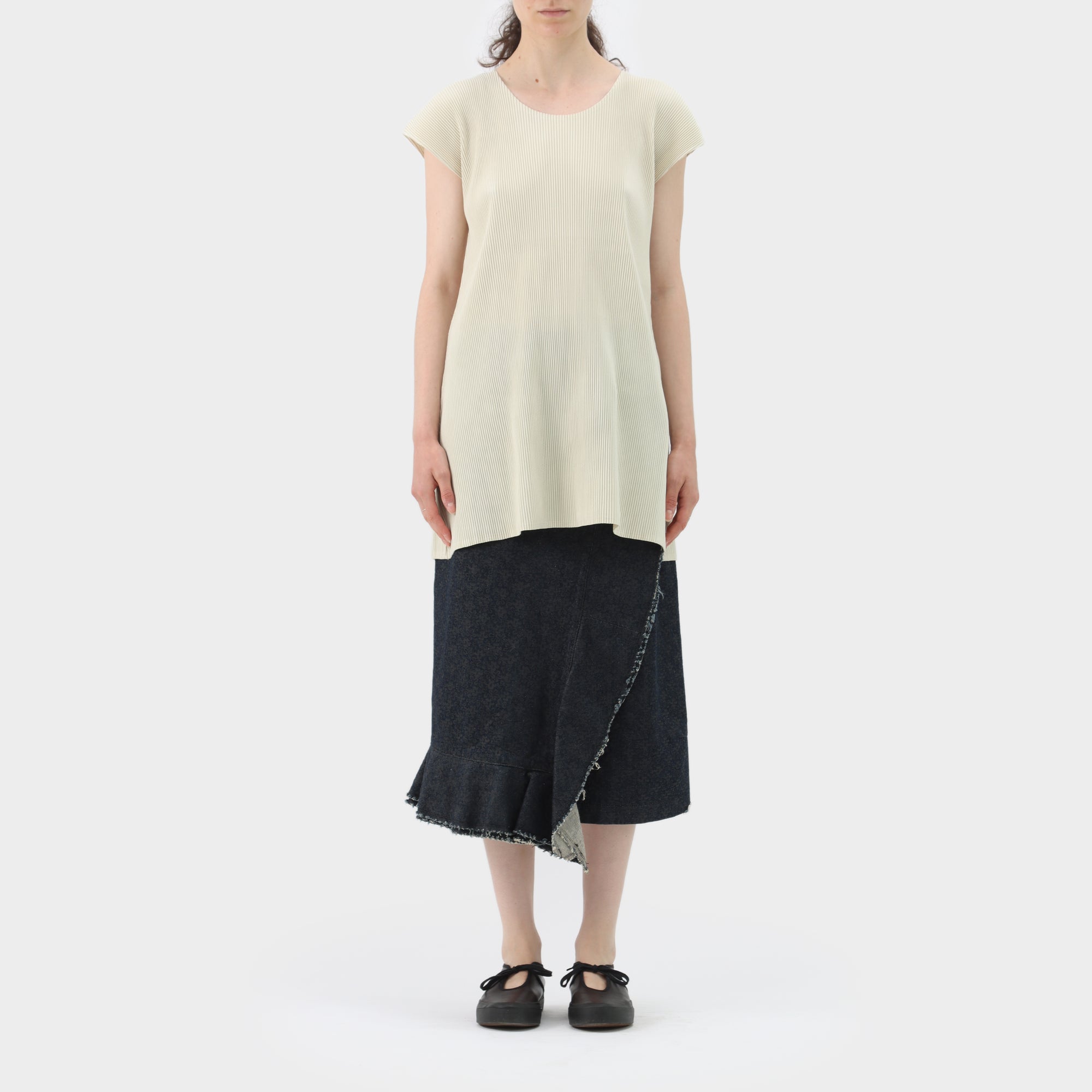 Pleats Please Short Sleeve Pleated Tunic