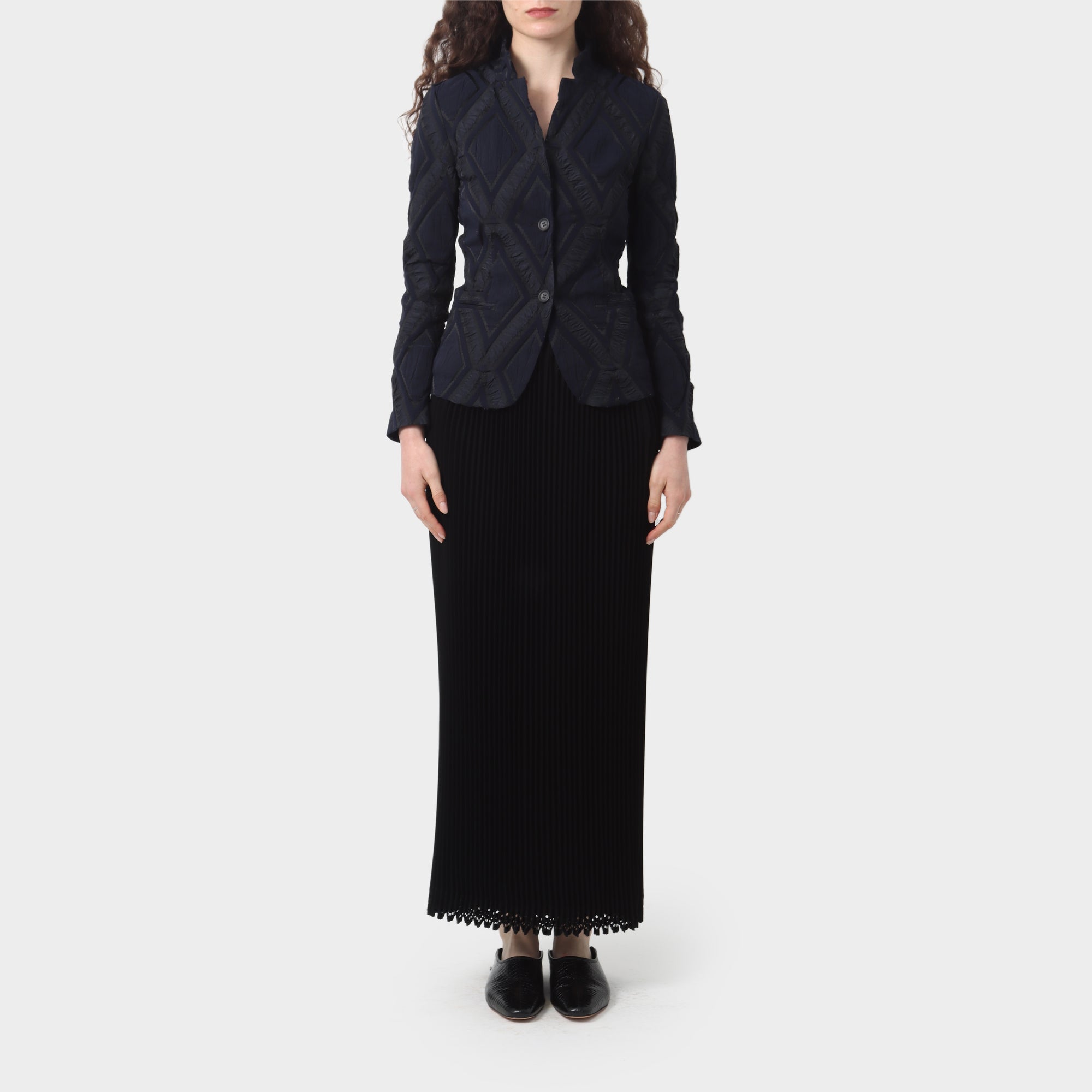 Issey Miyake Textured Diamond jacket