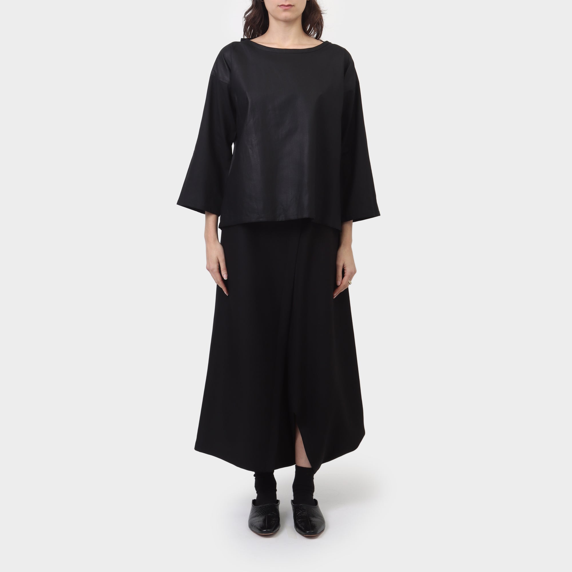 Issey Miyake 1325 Square Cut Top