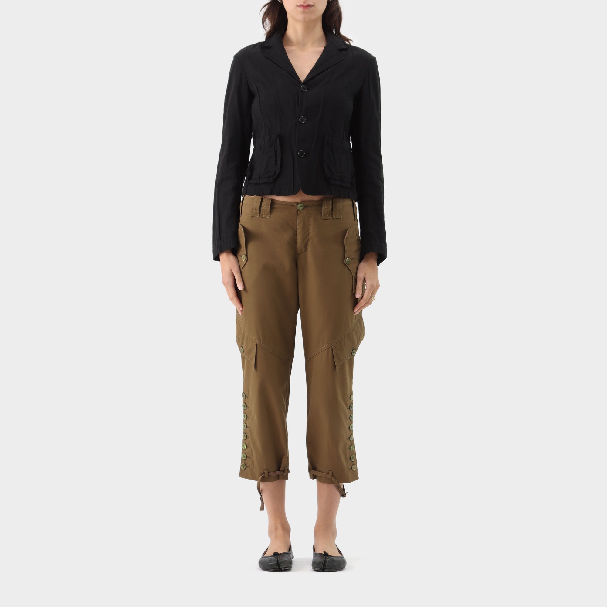 Jean Paul Gaultier Cropped Cargo Pants