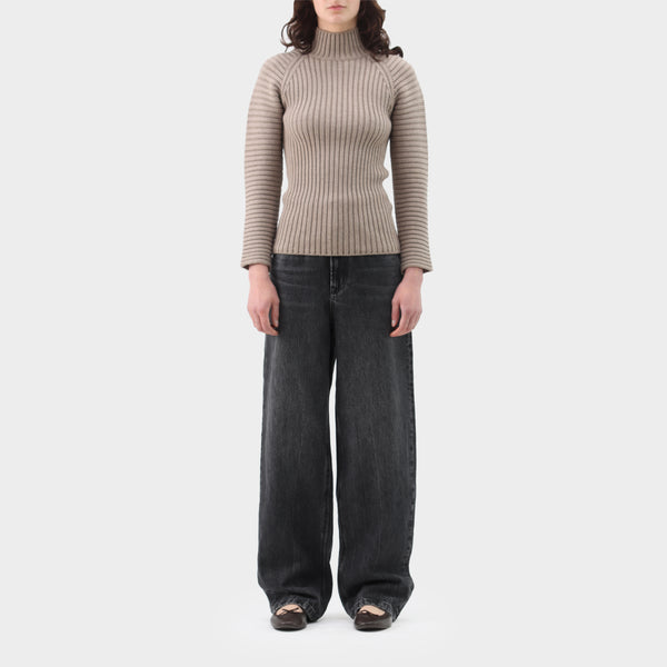 Jean Paul Gaultier wool ribbed knit