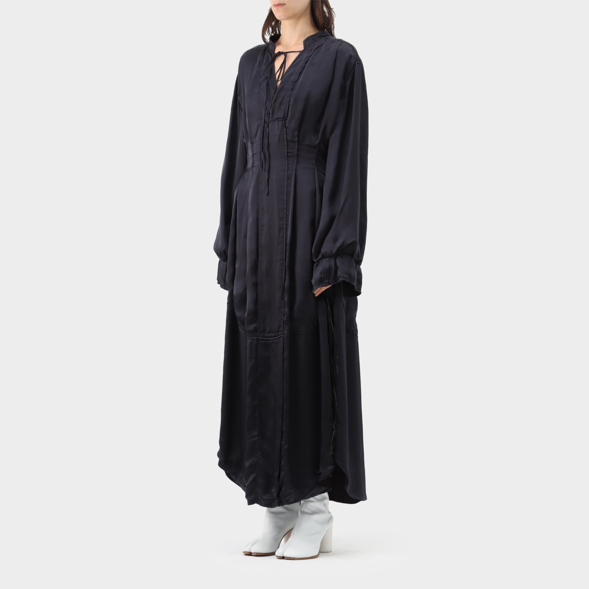 Jil Sander cupro & silk dress