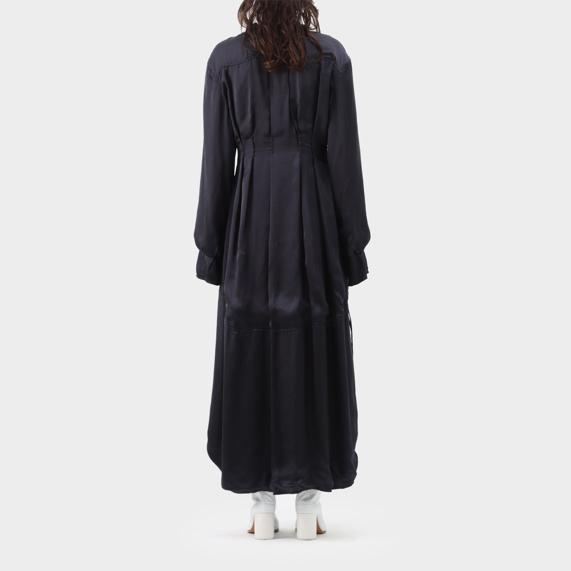 Jil Sander cupro & silk dress