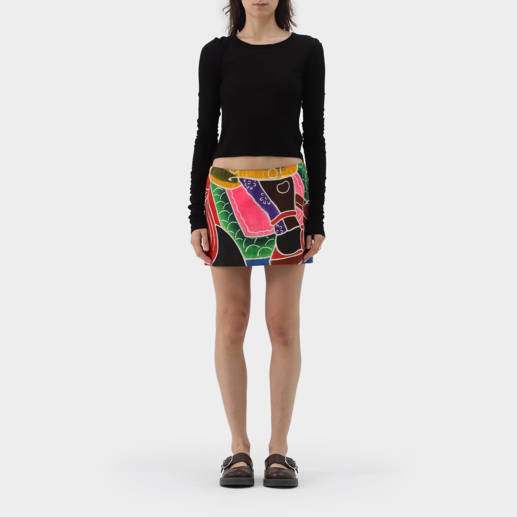 Junko Shimada Upcyled Flag Mini Skirt