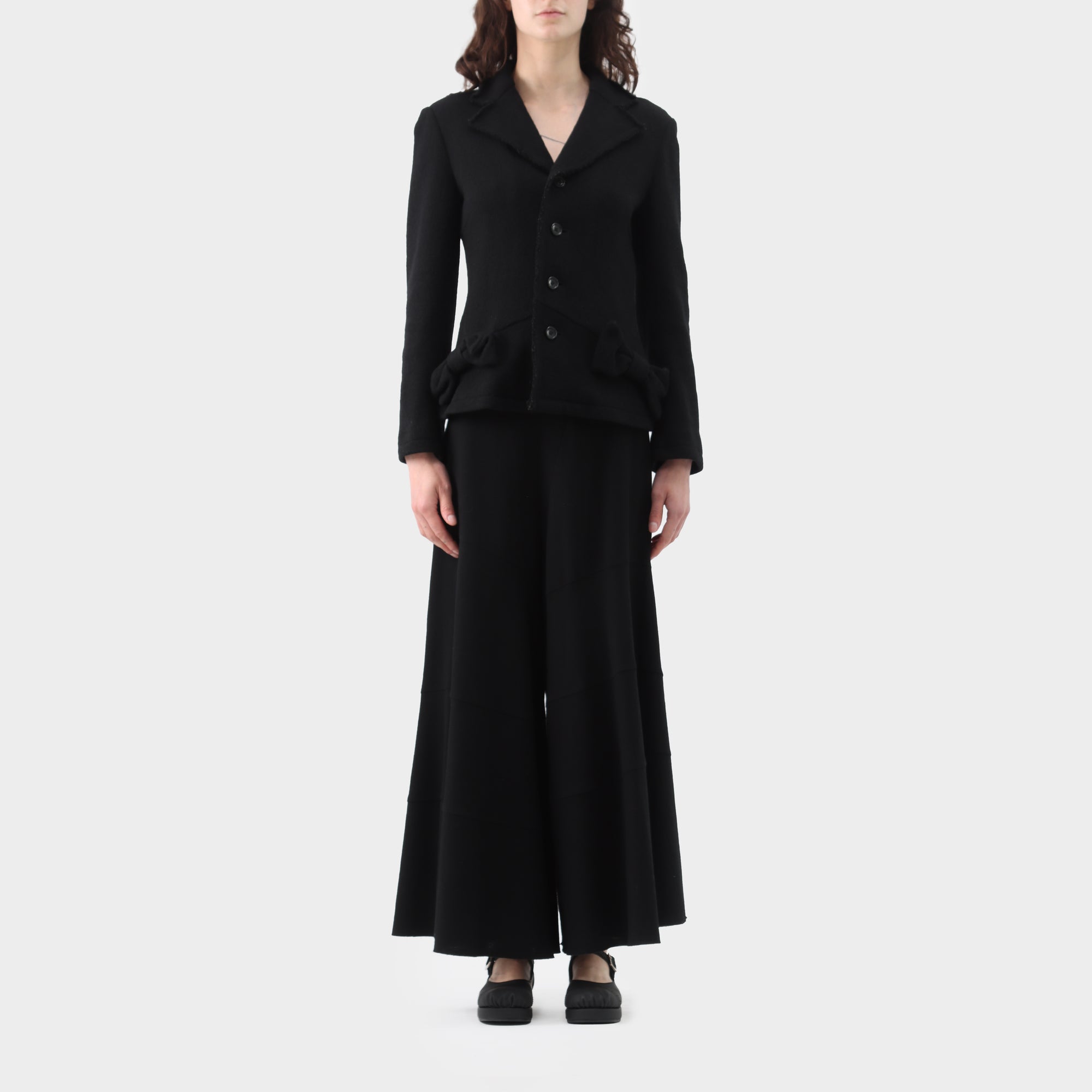 Junya Watanabe Wool Knitted Bow Jacket