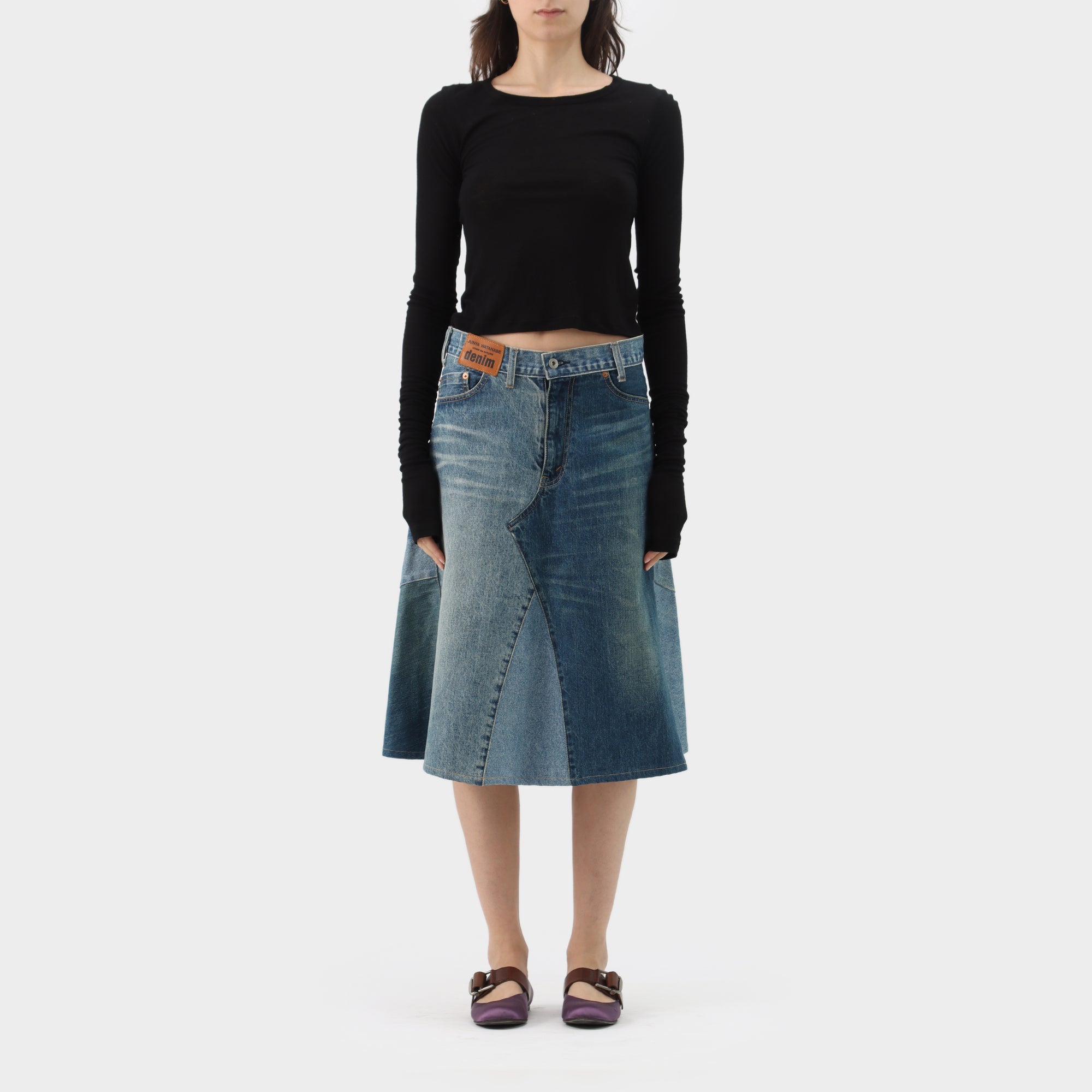 Junya Watanabe Patchwork skirt