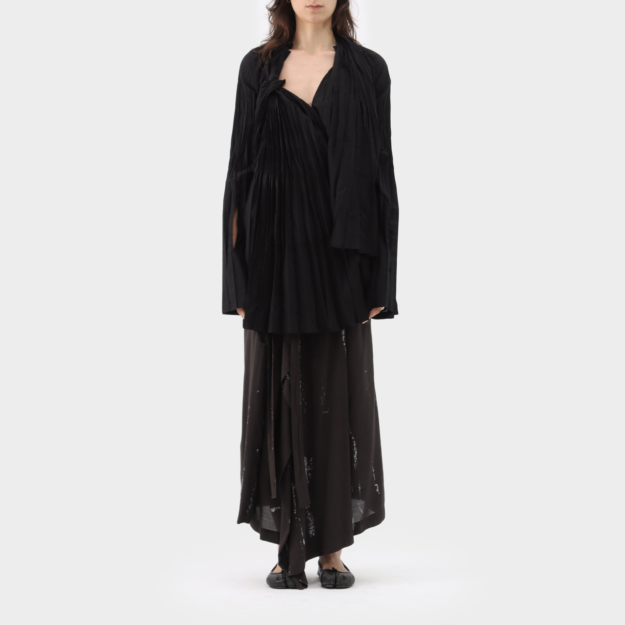 Junya Watanabe Pleated Twist Blouse