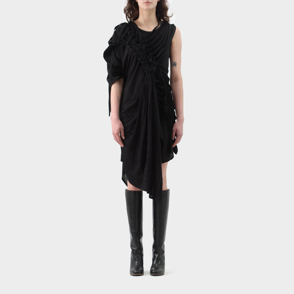 Junya Watanabe Jersey Tassel Wrap Dress