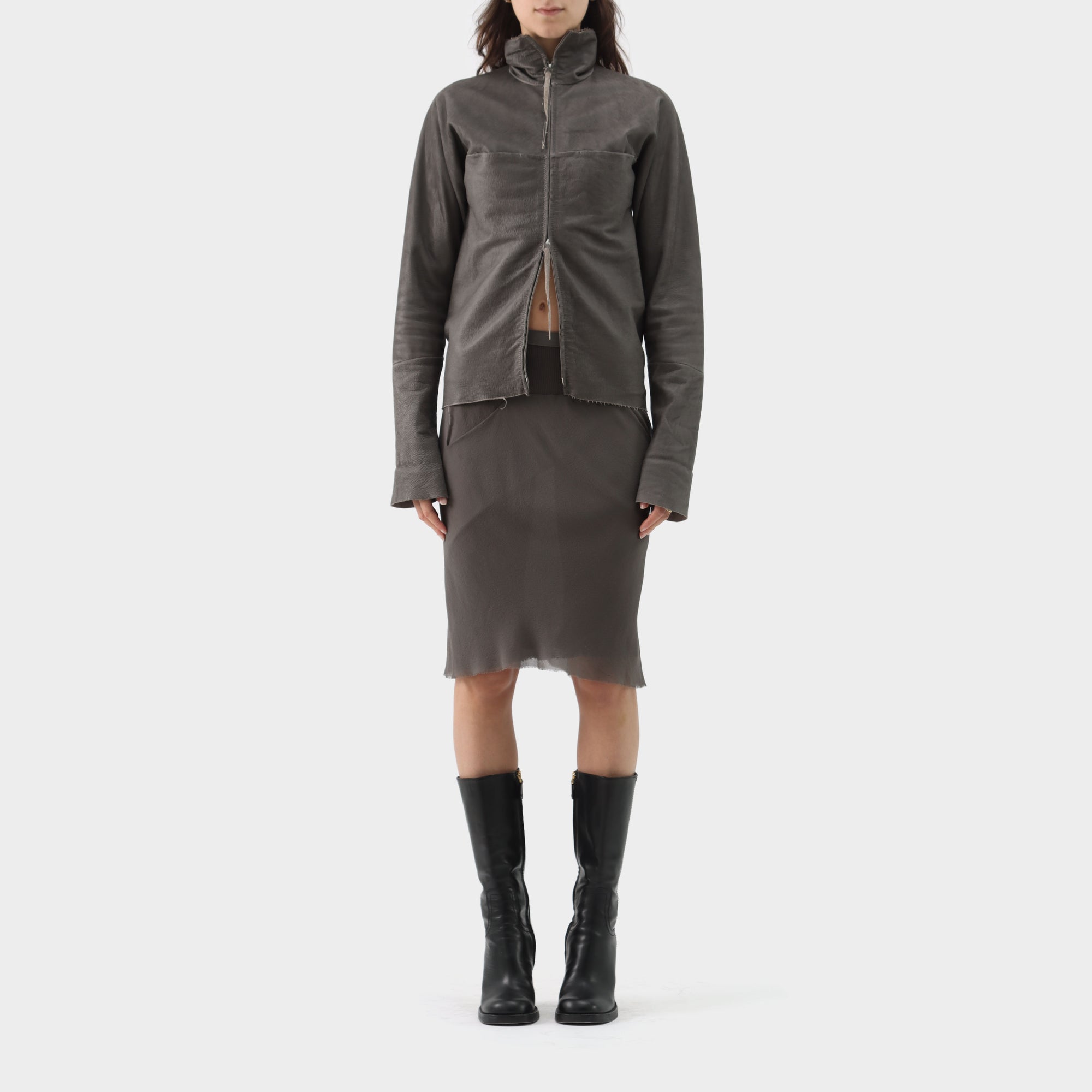 MA+ Textured Leather Jacket