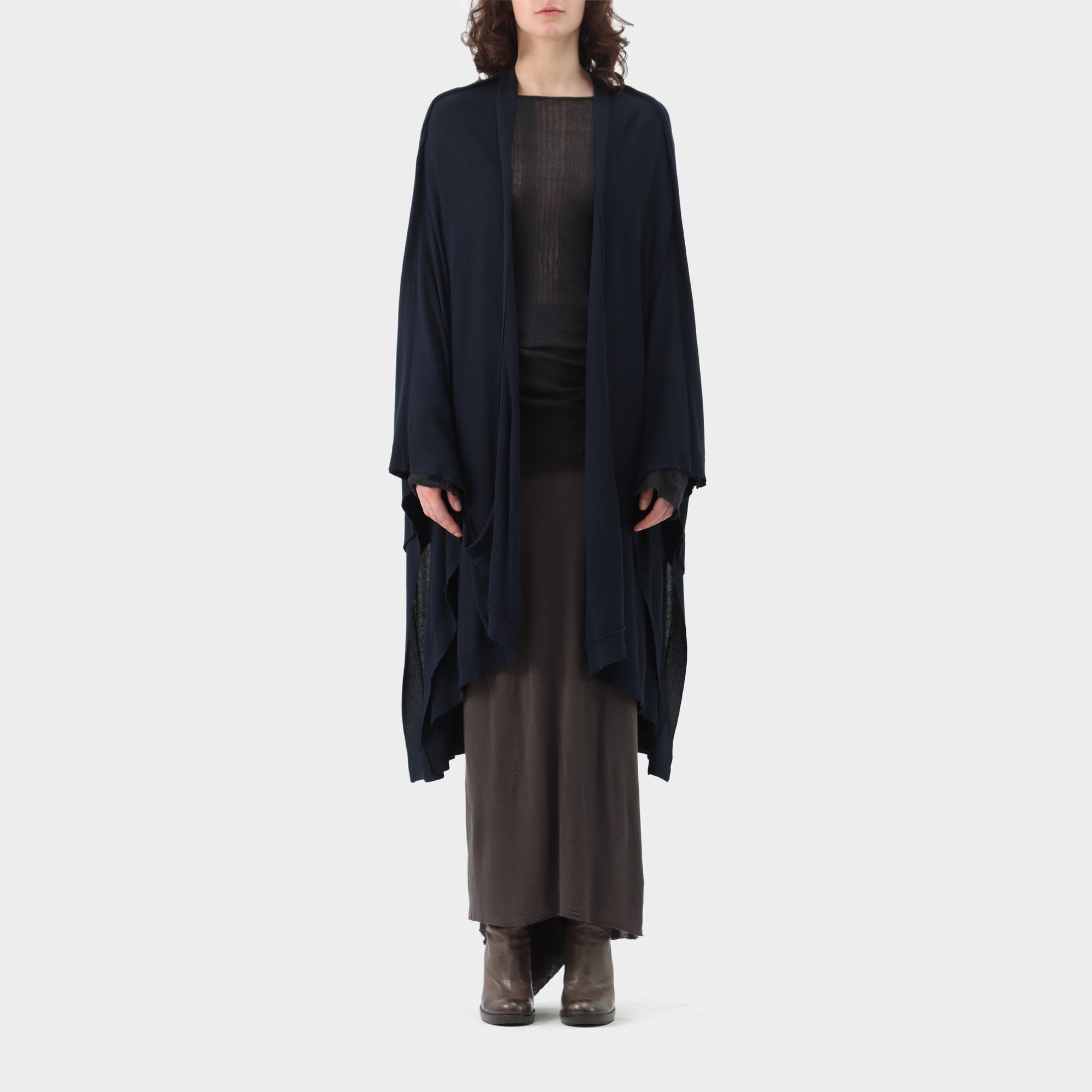 Maison Margiela Knit Drape Open Cardigan