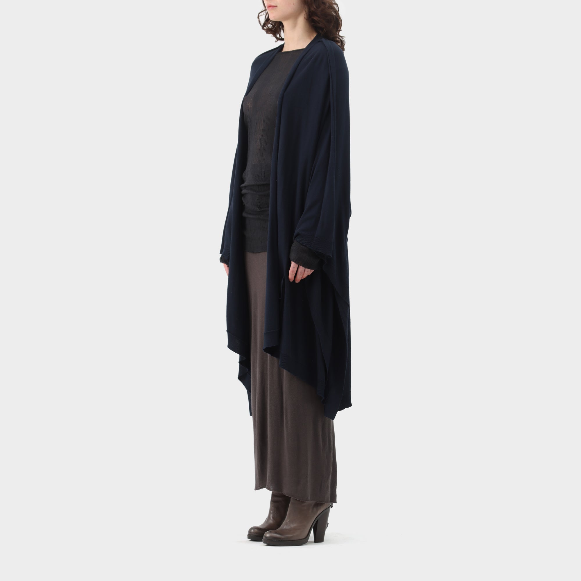 Maison Margiela Knit Drape Open Cardigan