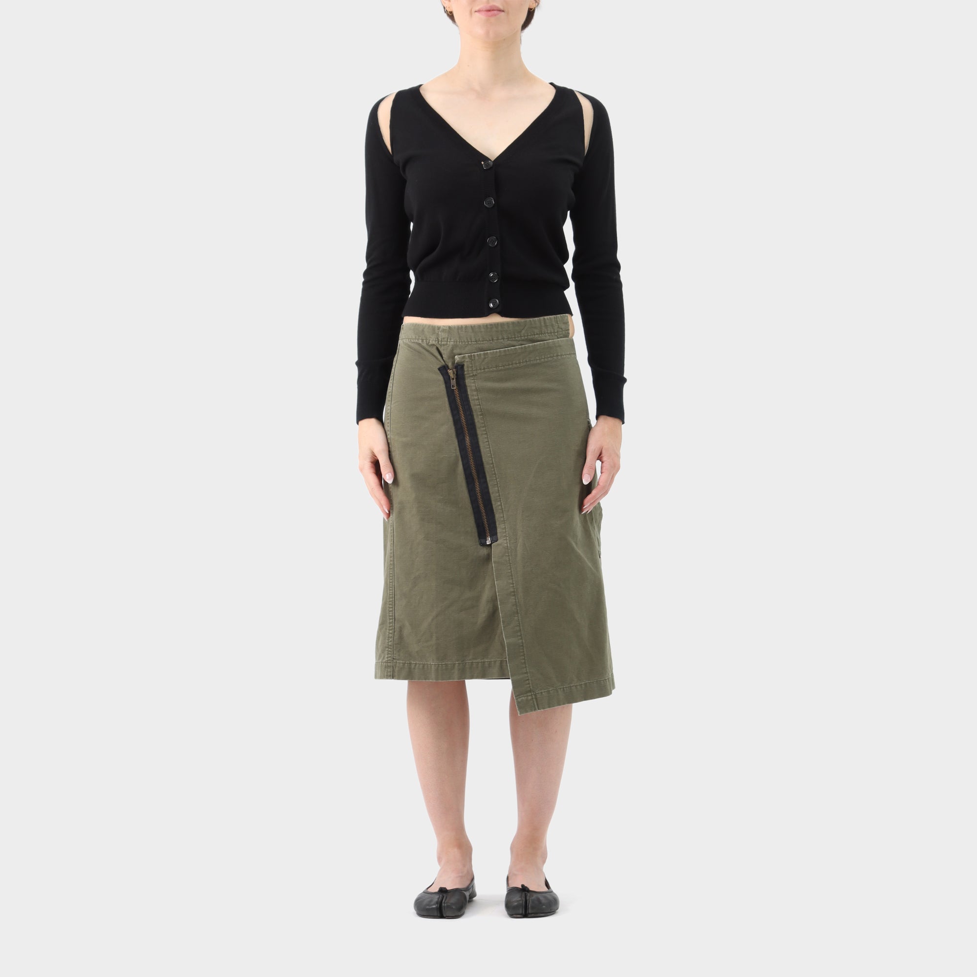 Maison Margiela Mesh Insert Cardigan