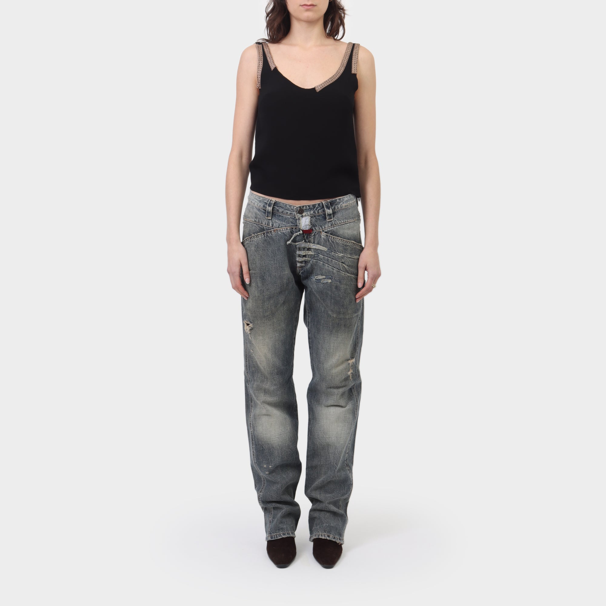 Maison Margiela Polka Dot Strap Camisole