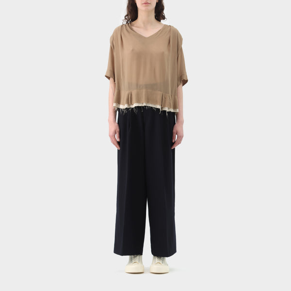 Maison Martin Margiela V-Neck Layer Top