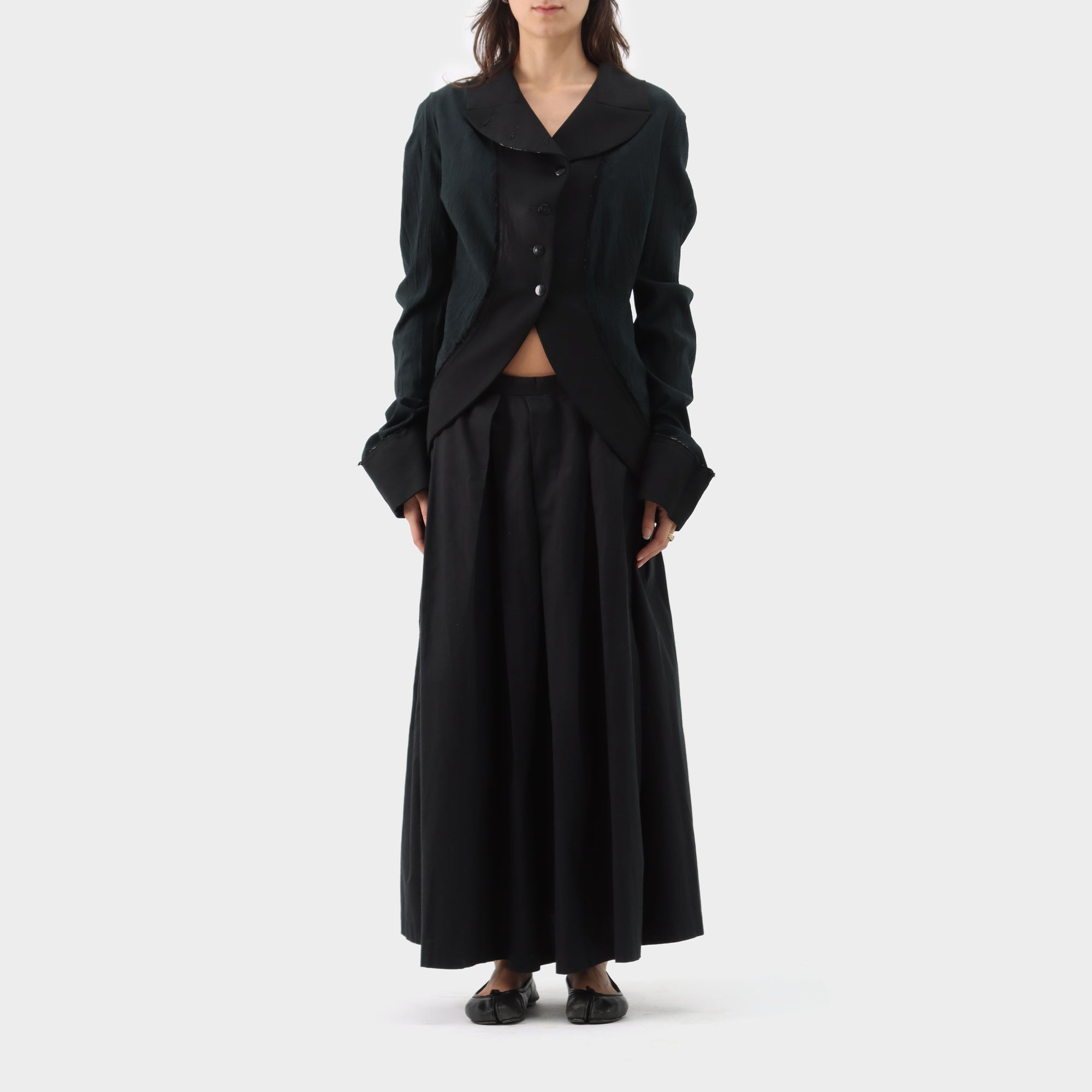 Marc le Bihan Stretch Panneaux Dentelle Jacket