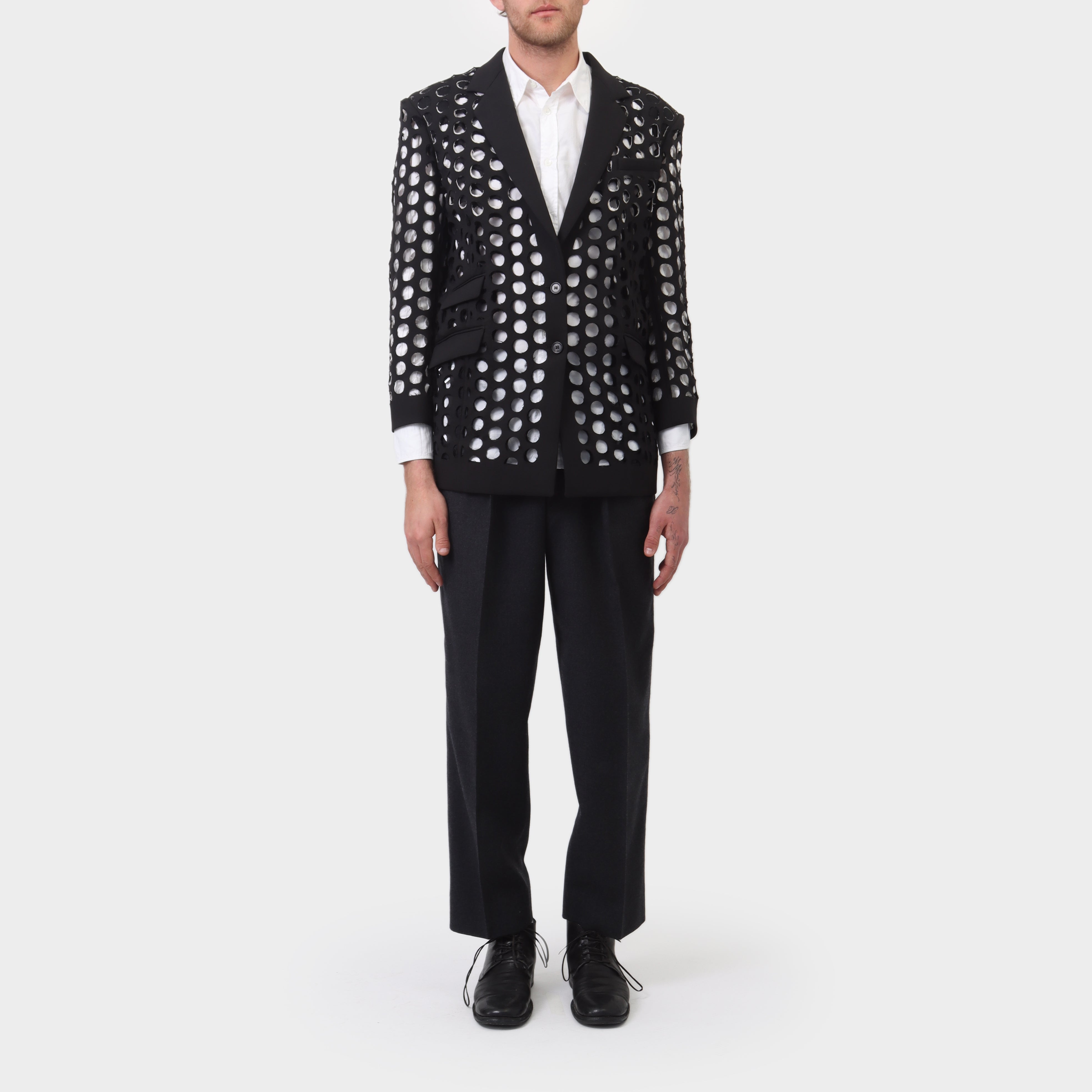 Maison Margiela Deconstructed Trench Coat | Green | FARFETCH CA