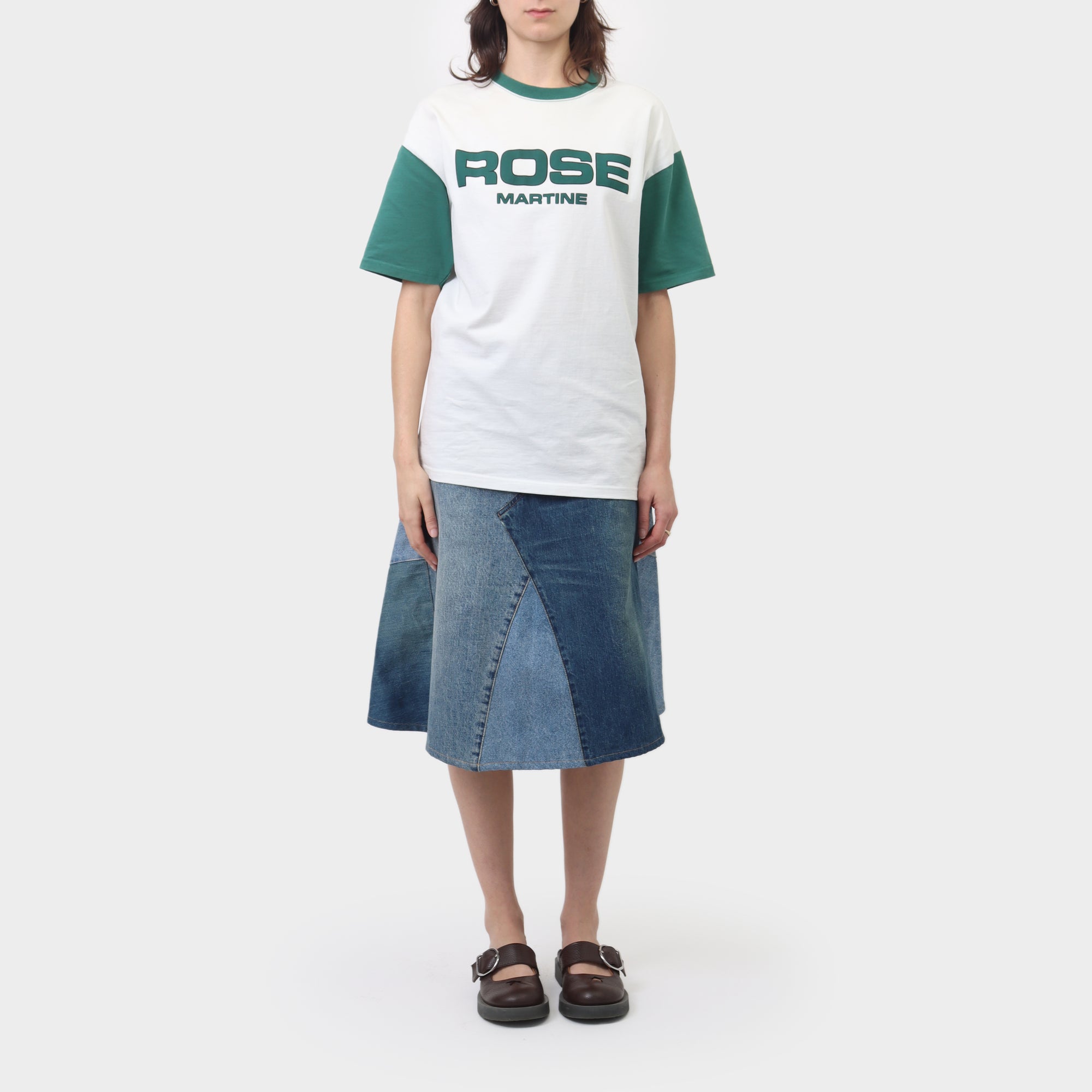 Martine Rose 'Bergain' Cotton Contrast T-Shirt