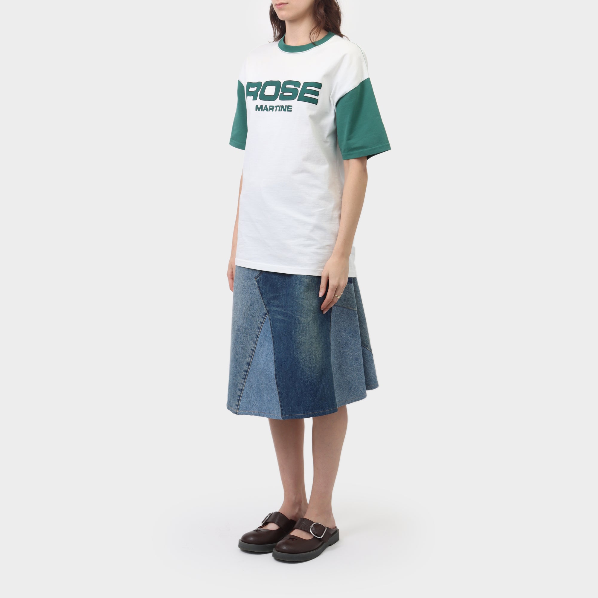 Martine Rose 'Bergain' Cotton Contrast T-Shirt