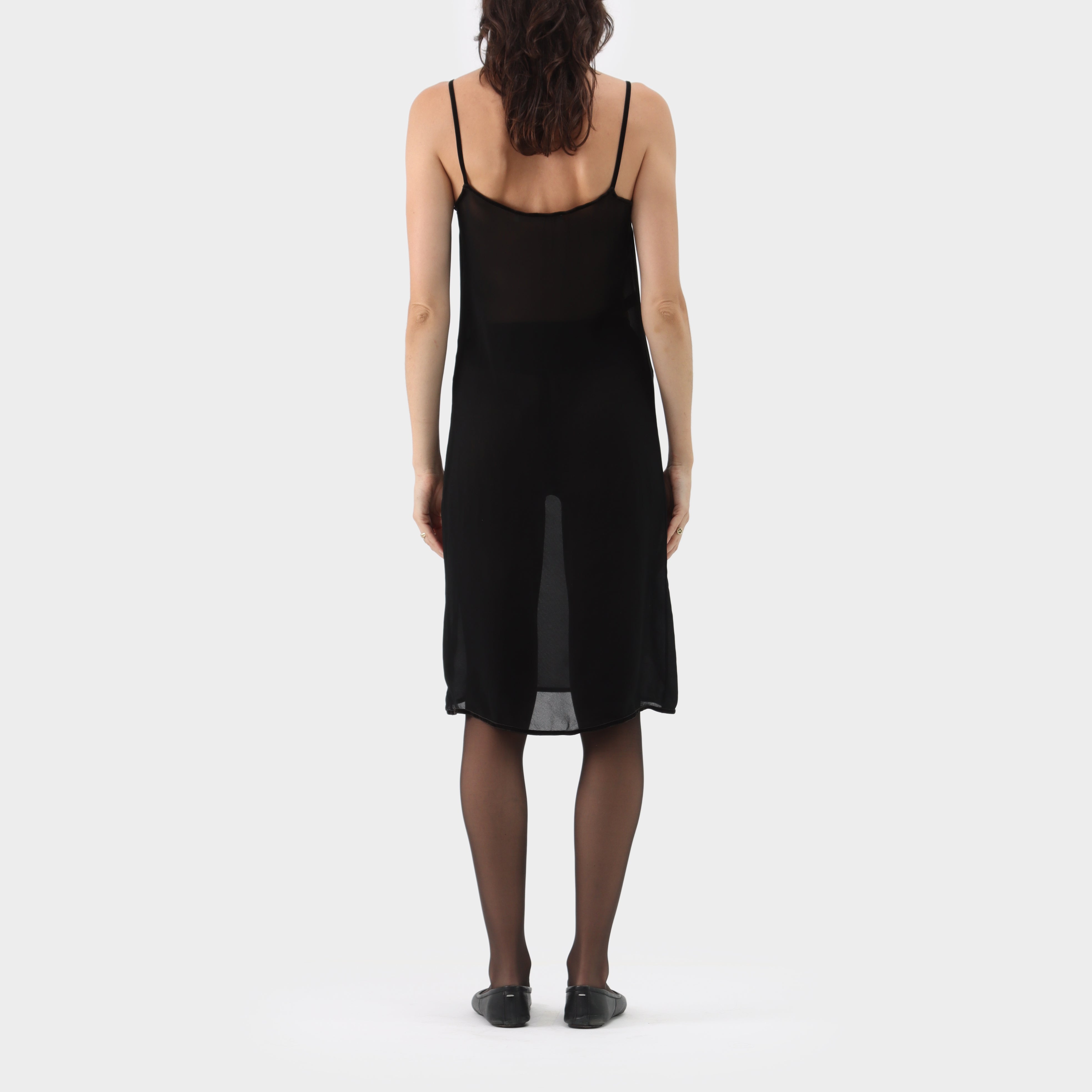 Miu Miu Sheer High Slit Slip Dress – Shop Bruce