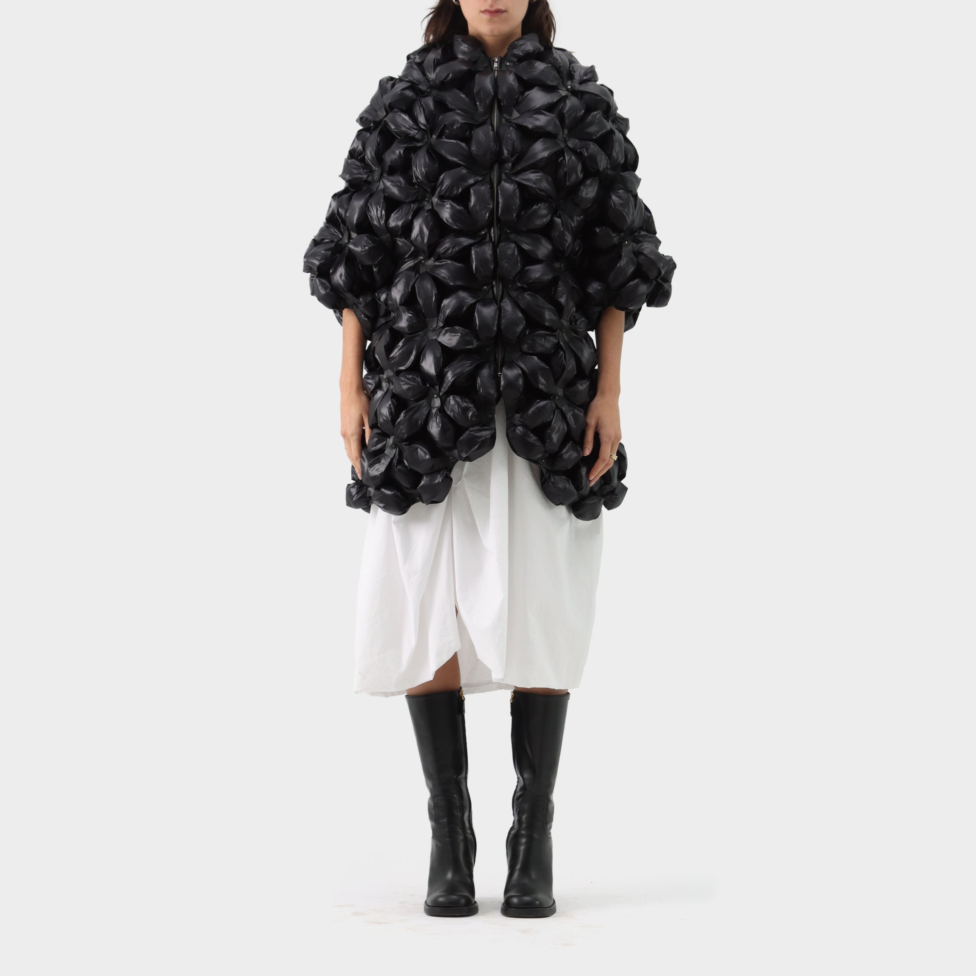 Noir Kei Ninomiya Padded Flower Coat